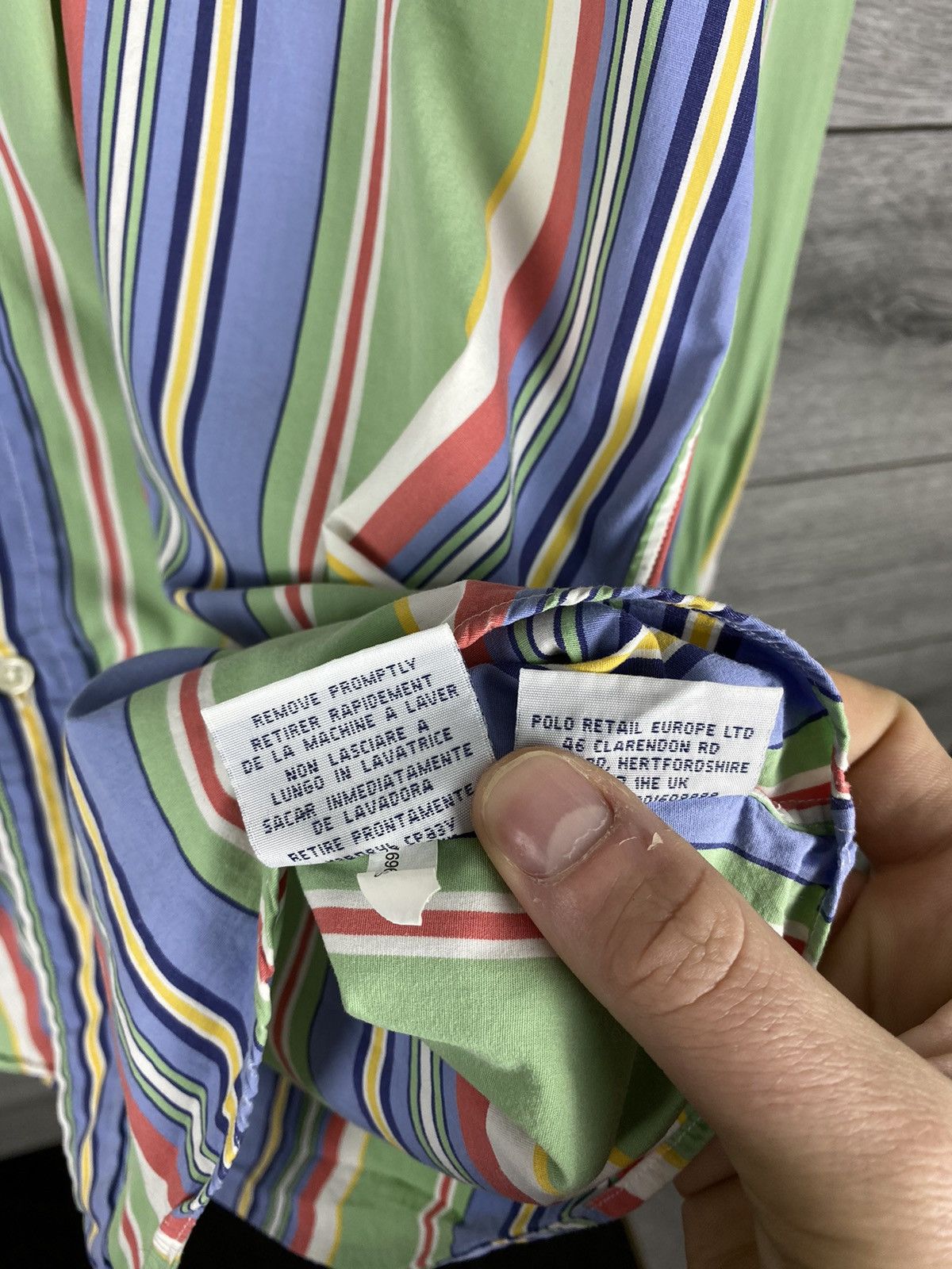 Polo Ralph Lauren Mens Vintage Polo Ralph Lauren Striped Shirt Button Up Size US M / EU 48-50 / 2 - 12 Thumbnail