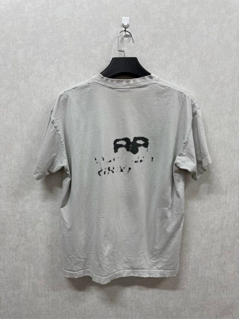 Balenciaga Balenciaga Splatter Logo Short Sleeve Size US L / EU 52-54 / 3 - 3 Thumbnail
