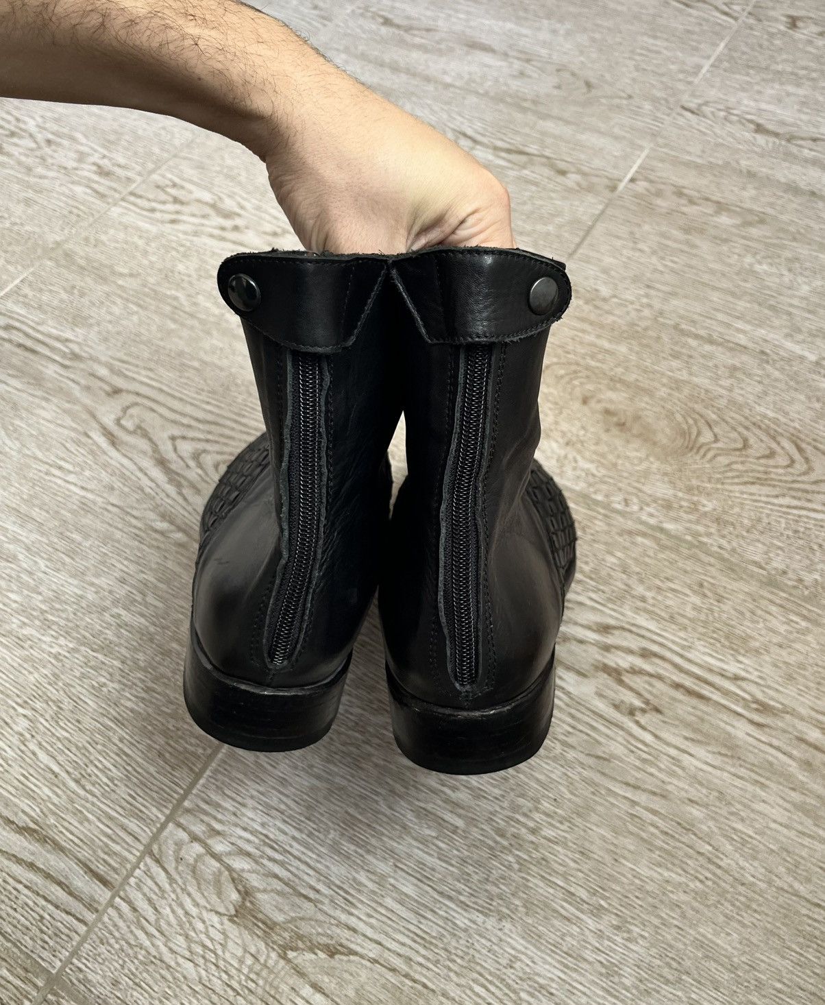 The Last Conspiracy The Last Conspiracy Bottega Veneta Style Leather Boots 90s Size US 6.5 / EU 39-40 - 12 Thumbnail