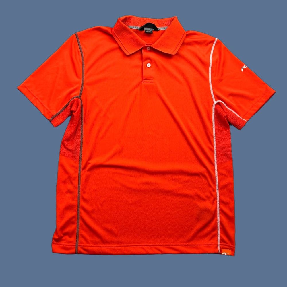 KJUS KJUS Polo Shirt Mens L Orange Lightweight Performance Logo Casual Golf Size US L / EU 52-54 / 3 - 1 Thumbnail