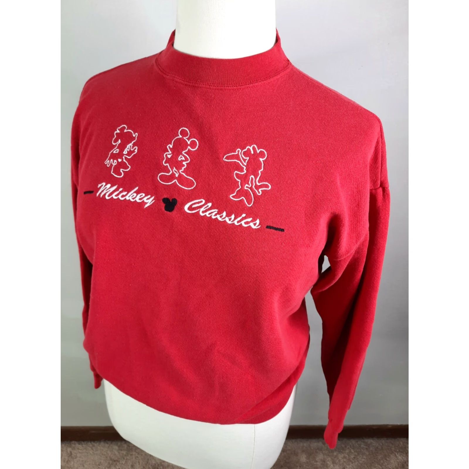 Mickey Unlimited VINTAGE Mickey Unlimited Disney Red Crewneck Sweatshirt Womens Large Size L / US 10 / IT 46 - 5 Thumbnail