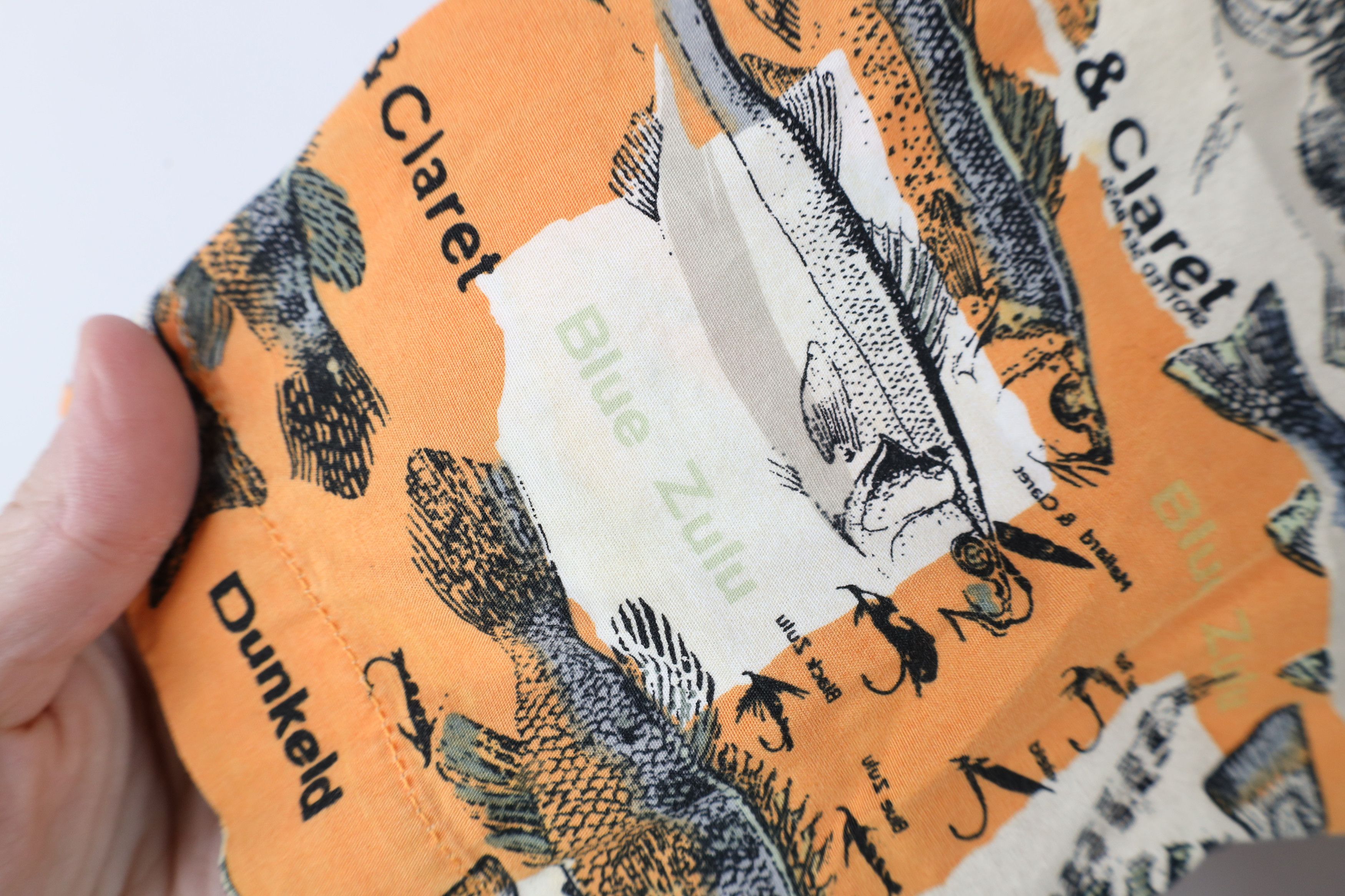 Columbia × Vintage Vintage 90s Columbia Over Print Short Sleeve Button Shirt Size US L / EU 52-54 / 3 - 7 Thumbnail
