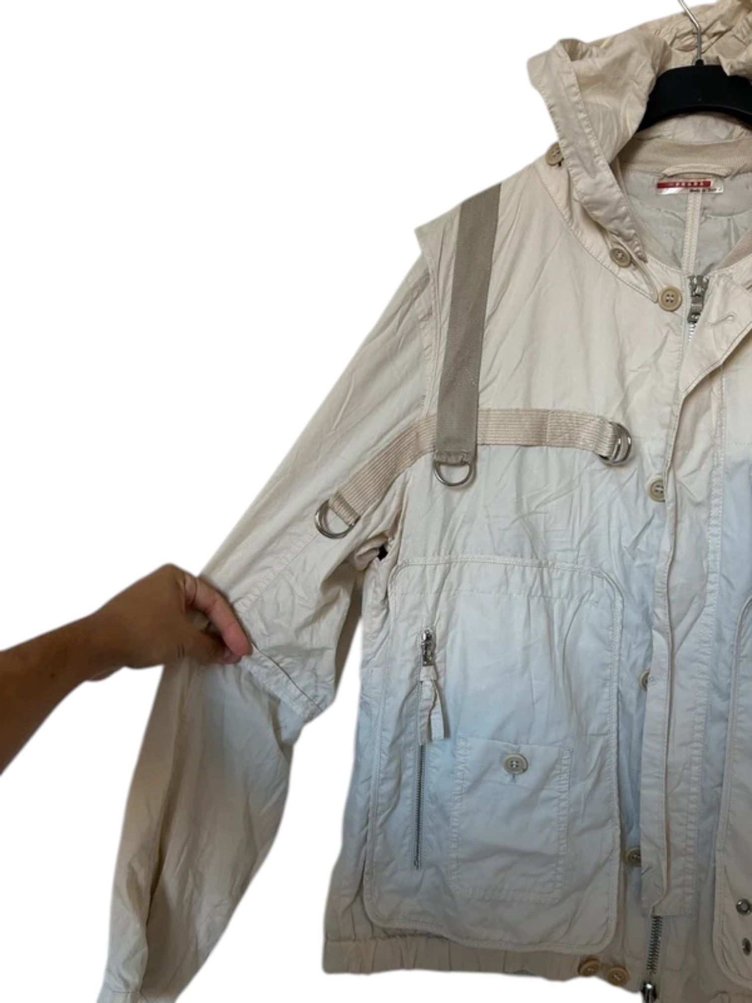 Prada Prada Multi-Pocket Harness Hooded Utility Jacket Size US L / EU 52-54 / 3 - 5 Thumbnail