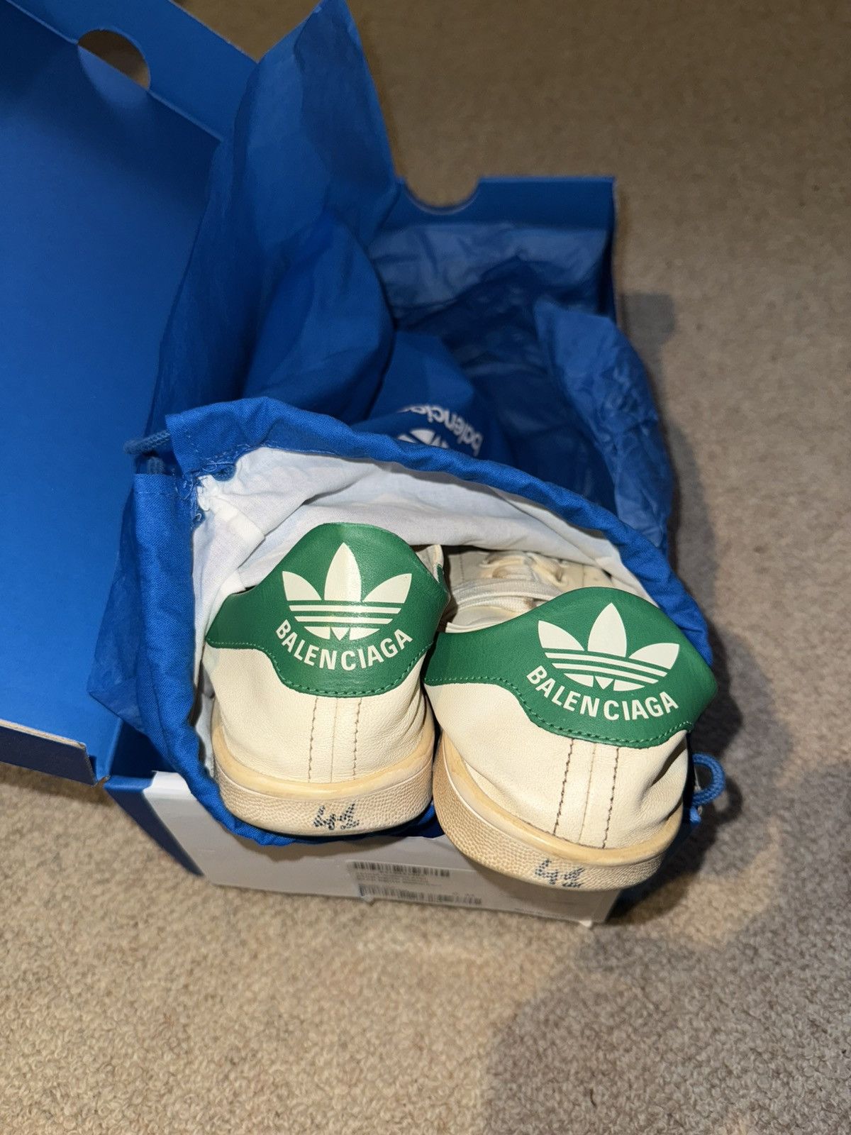 Adidas × Balenciaga Adidas Balenciaga Stan Smith Worn out Size US 8 / EU 41 - 3 Thumbnail