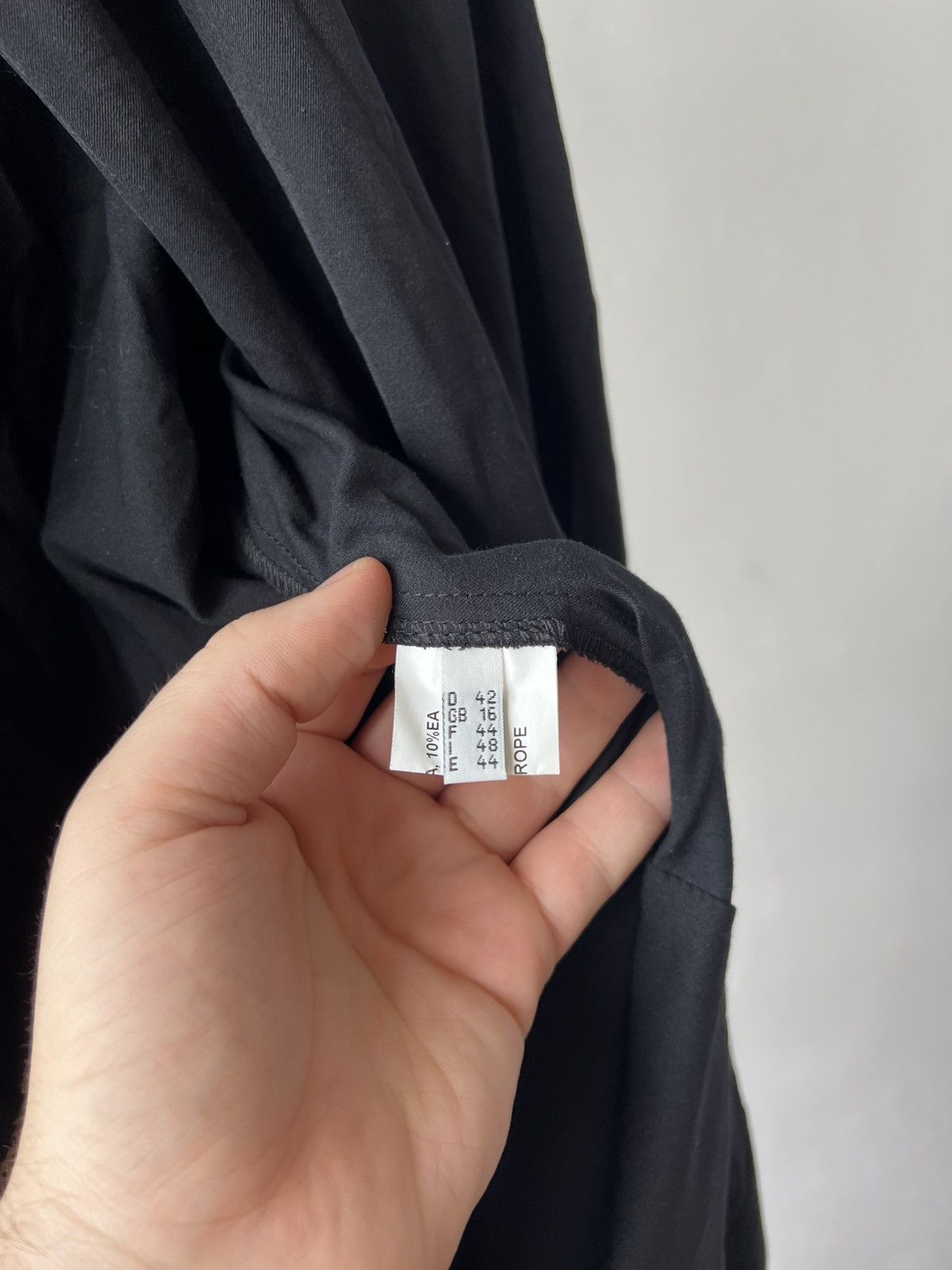 Other KATHARINA HOVMAN BLACK OPEN FRONT TIE CARDIGAN DUSTER JACKET Size XL / US 12-14 / IT 48-50 - 8 Thumbnail