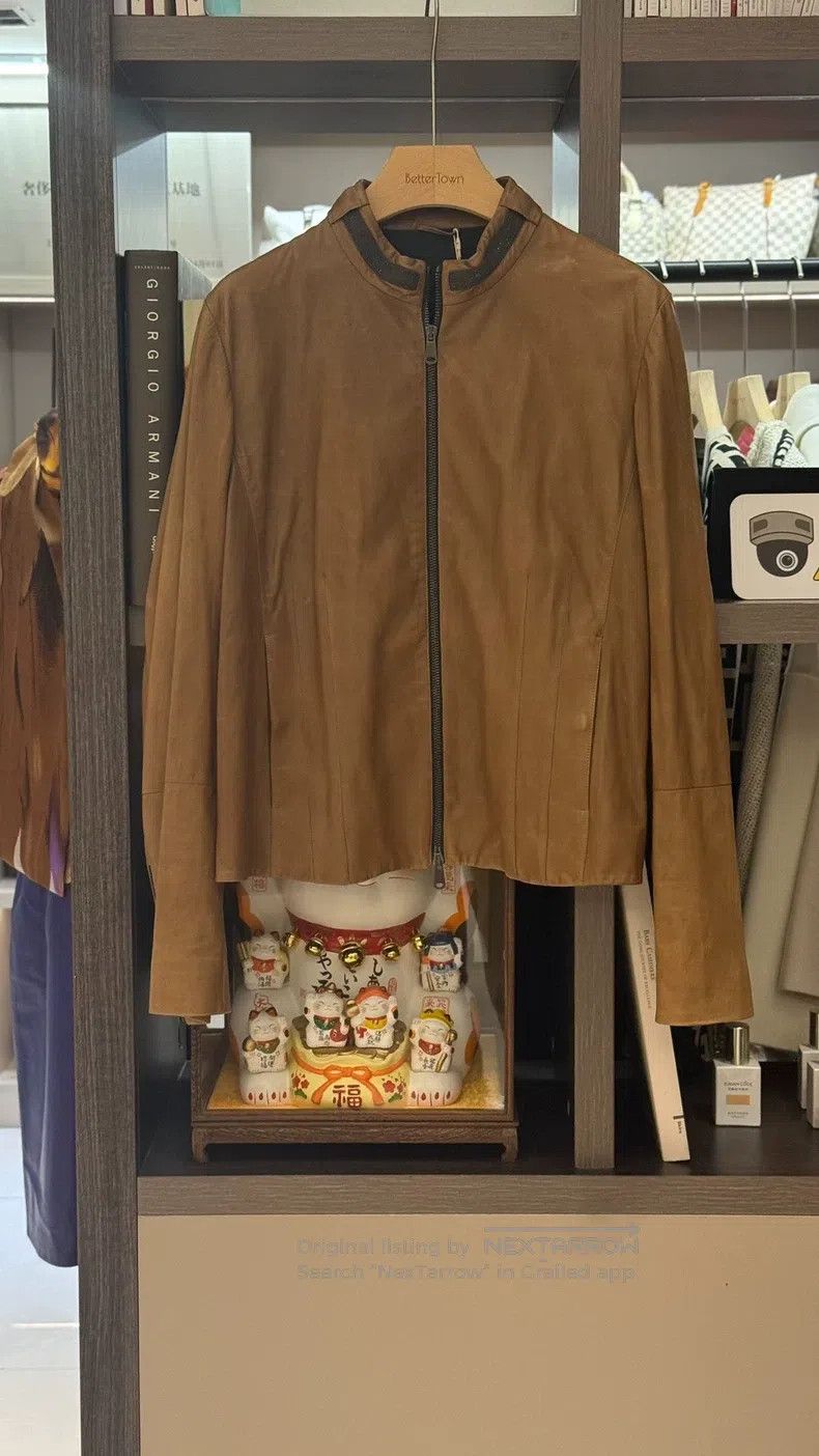 Brunello Cucinelli Brunello Cucinelli Leather Jacket Size M / US 6-8 / IT 42-44 - 1 Thumbnail