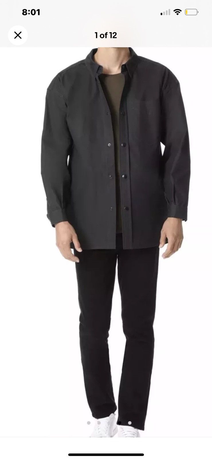 Stutterheim Stutterheim over shirt S new black Size US S / EU 44-46 / 1 - 1 Thumbnail
