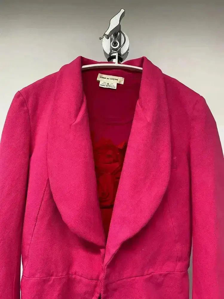 Comme des Garcons Comme Des Garcons Pink Blazer Jacket-2507 Size US S / EU 44-46 / 1 - 3 Thumbnail