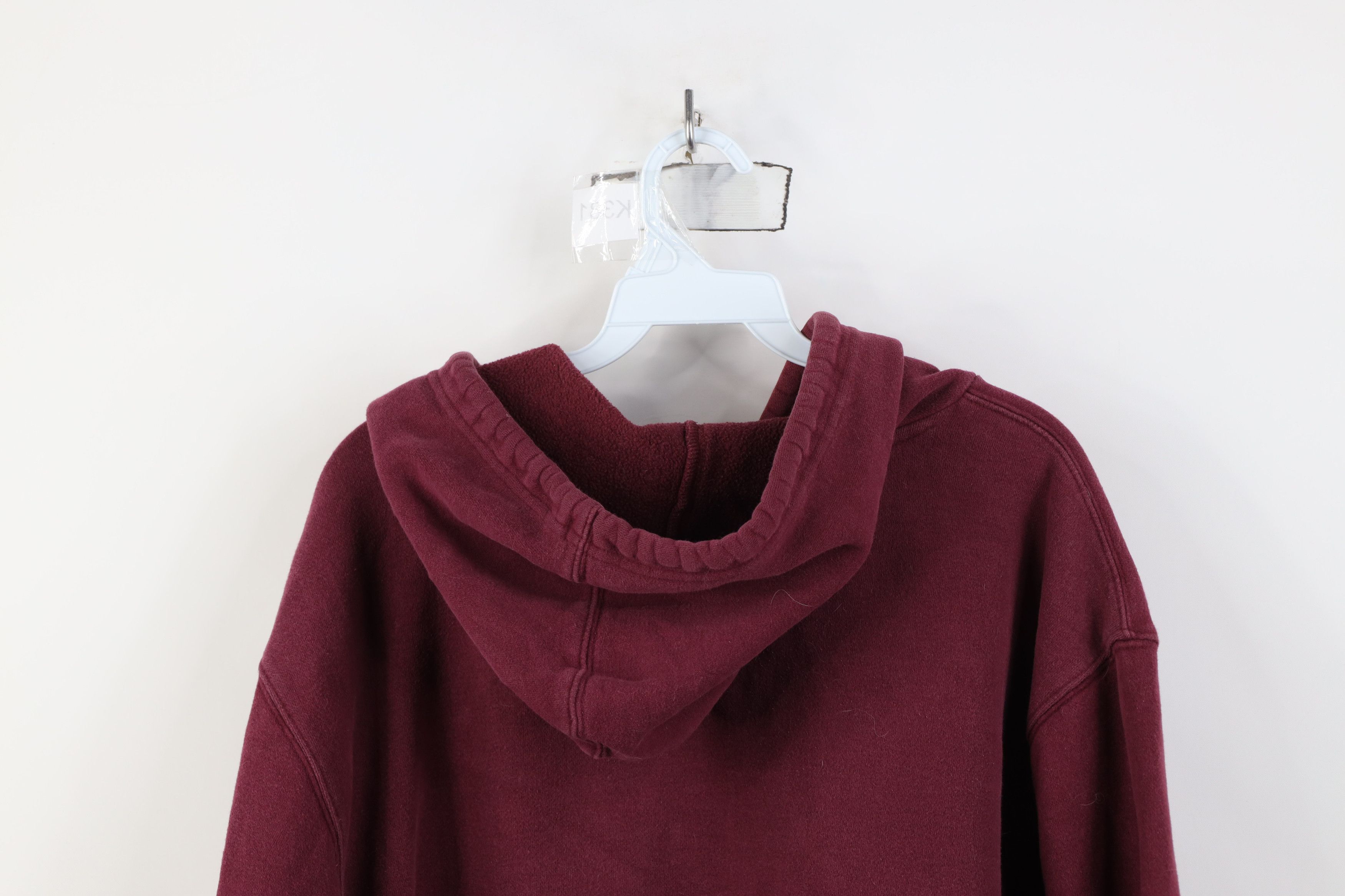 Aeropostale Vintage 90s Y2K Aeropostale Spell Athletics Hoodie Maroon Size US XL / EU 56 / 4 - 15 Thumbnail