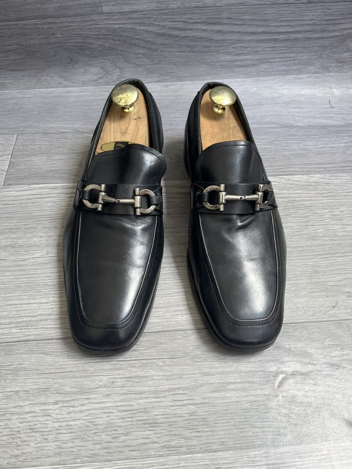 Salvatore Ferragamo Salvatore ferragamo horsebit black leather loafers Size US 9 / EU 42 - 2 Thumbnail