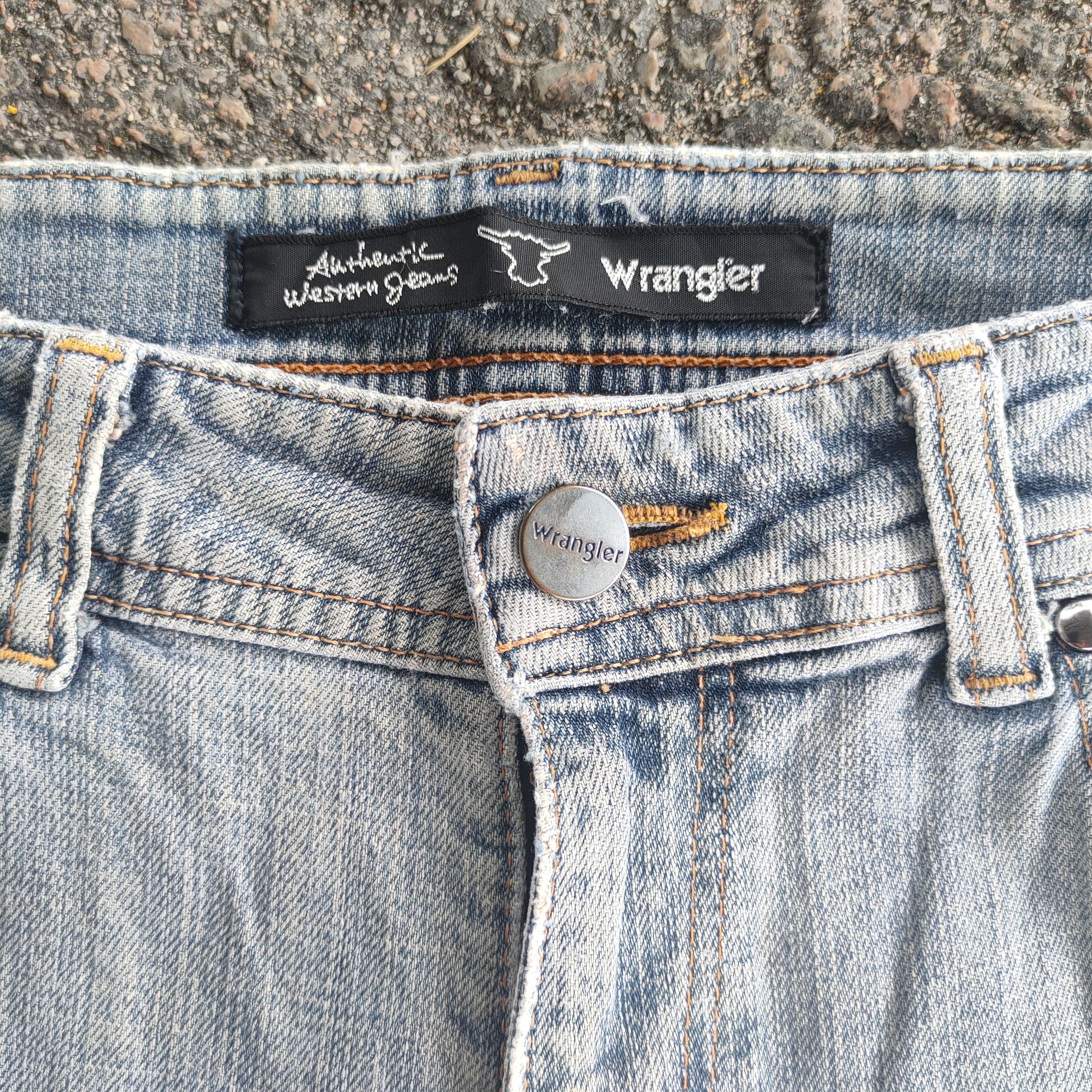 Wrangler FLARE VINTAGE WRANGLER FADED JEANS DENIM PANTS Size US 30 / EU 46 - 5 Thumbnail