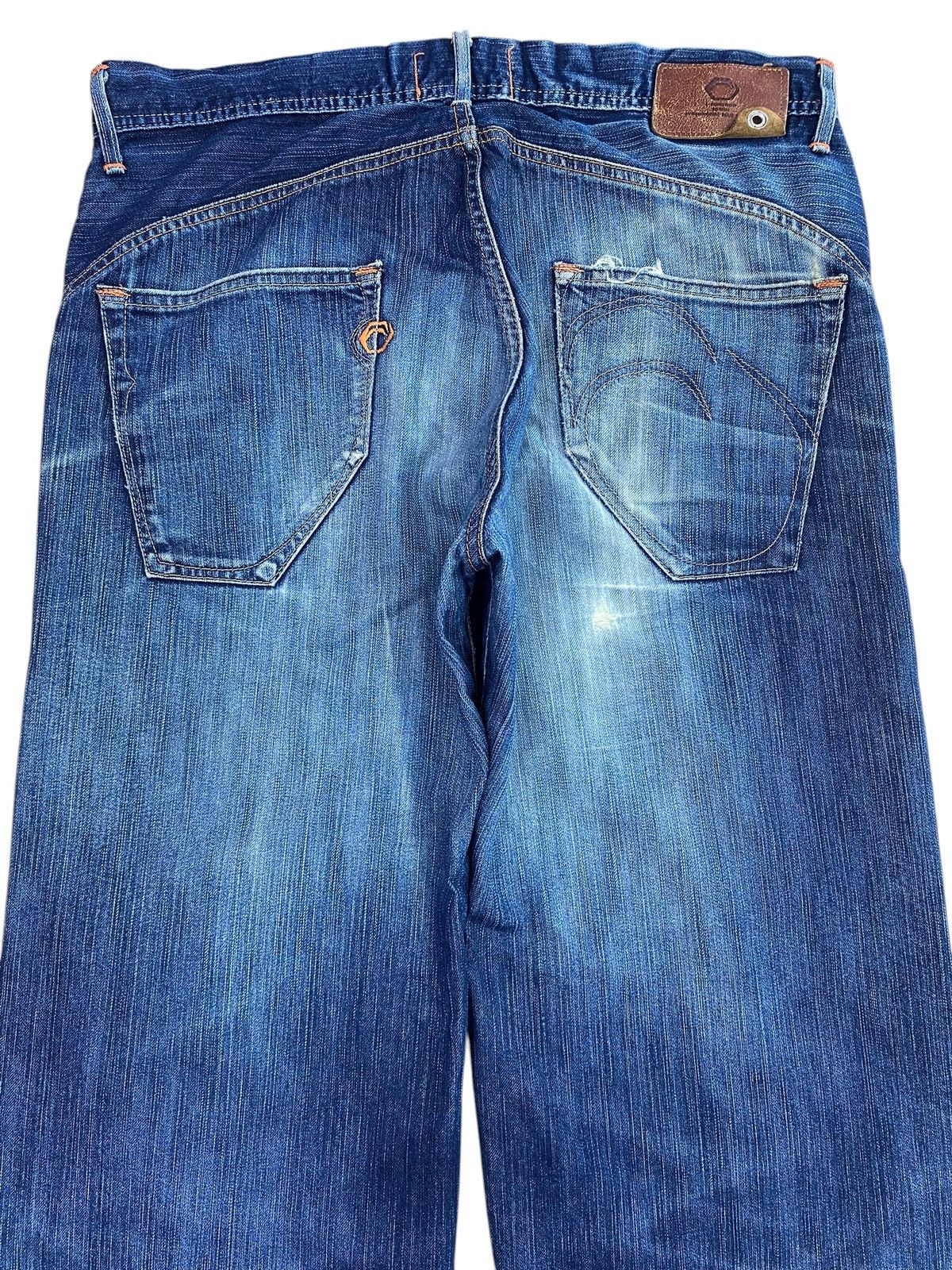 Edwin Vintage Edwin E Function Whiskers Style Baggy Jeans Size US 36 / EU 52 - 4 Thumbnail