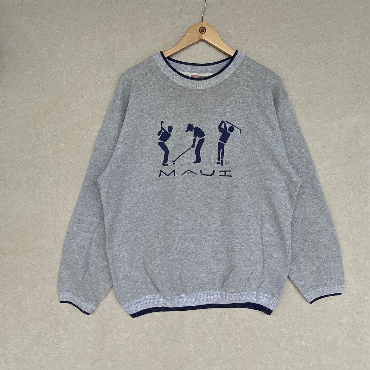 Other Vintage Leisure Big Embroidered Crewneck Sweatshirt Gray Size US L / EU 52-54 / 3 - 1 Thumbnail