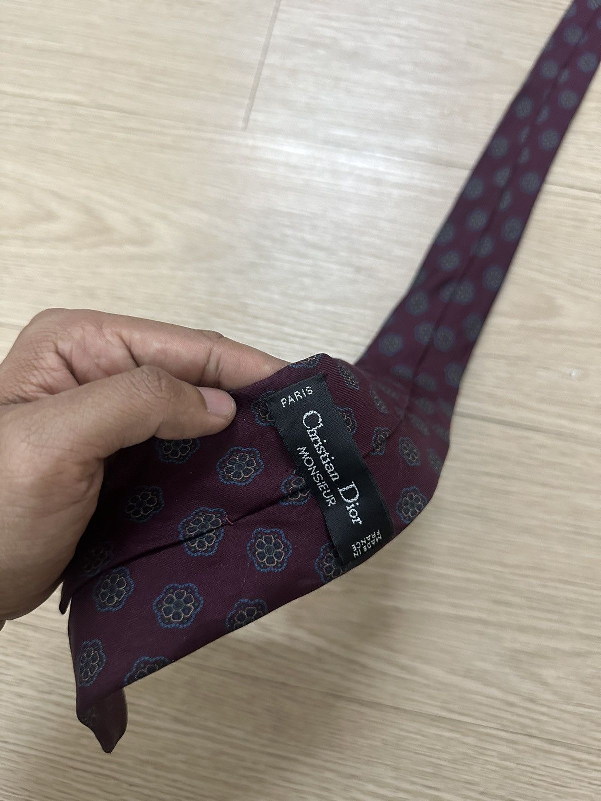 Christian Dior Monsieur Christian Dior Monsieur Luxury Silk Tie Size ONE SIZE - 6 Thumbnail
