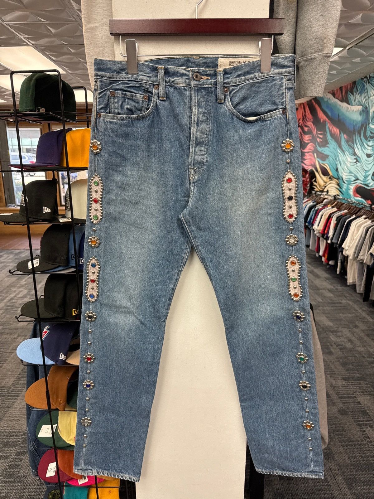 Kapital Kapital Monkey Cisco Gem Studded Jeans Size US 32 / EU 48 - 1 Thumbnail