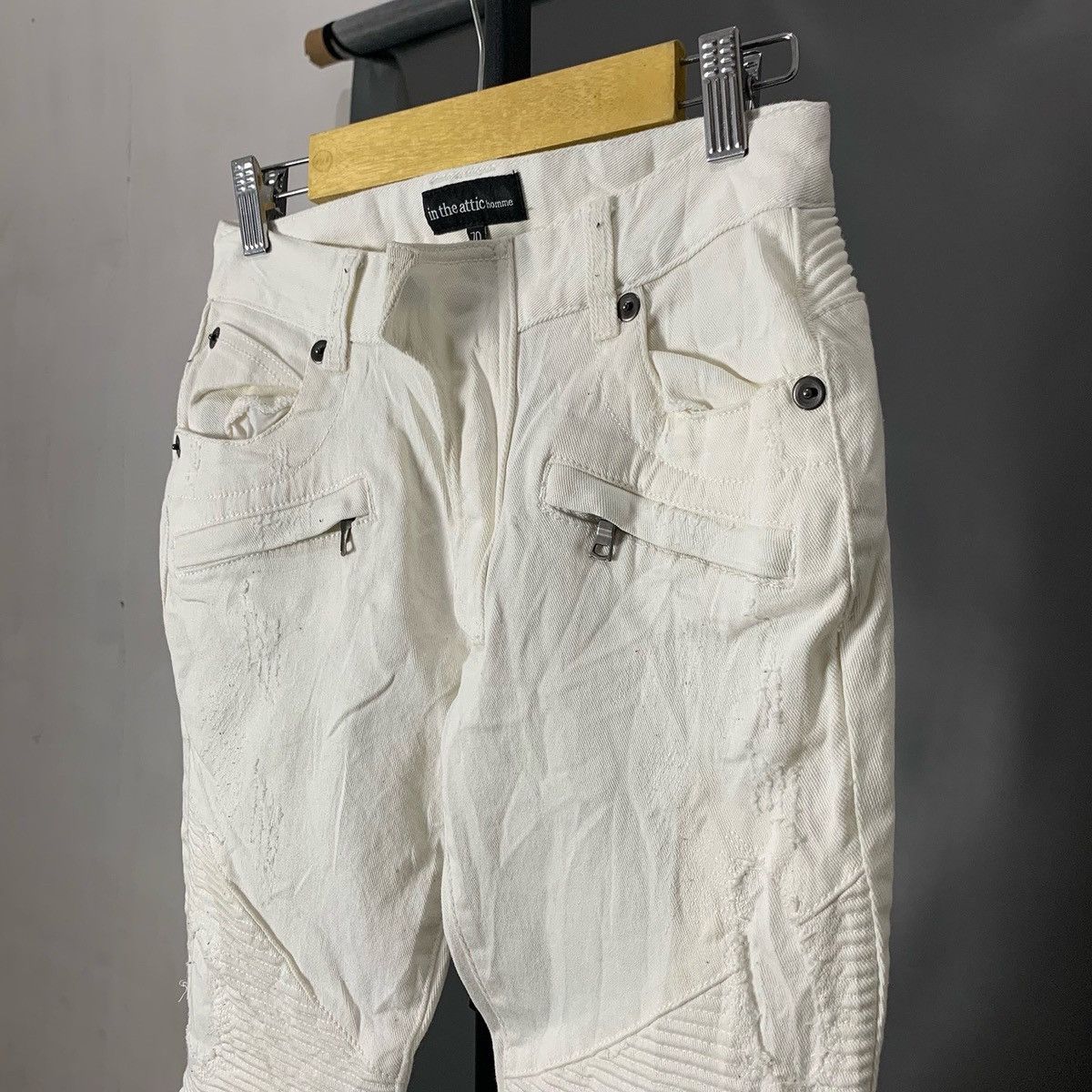In The Attic In the Attic Biker denim Balmain style Size US 28 / EU 44 - 3 Thumbnail