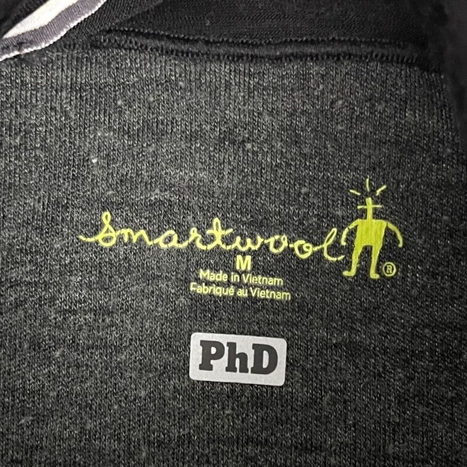 Smartwool SmartWool PhD Merino Wool Pullover Womens M Gray Hiking Base Layer Sweater 1/4 Size M / US 6-8 / IT 42-44 - 3 Thumbnail