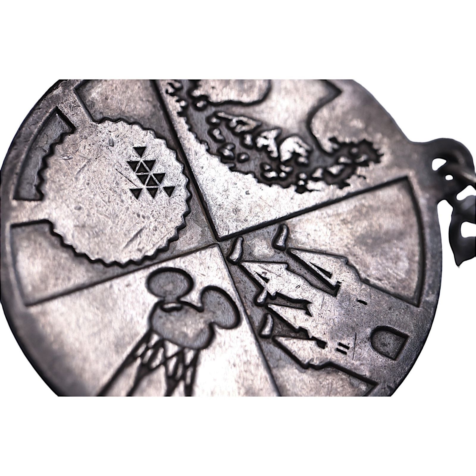 Disney × Mickey Mouse Disney 2000 Celebrate the Future Silver Keychain Pendant Size ONE SIZE - 6 Thumbnail