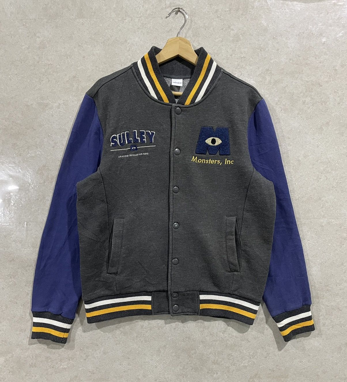 Disney × Vintage Vintage Monsters Inc Varsity Jacket Size US L / EU 52-54 / 3 - 1 Thumbnail