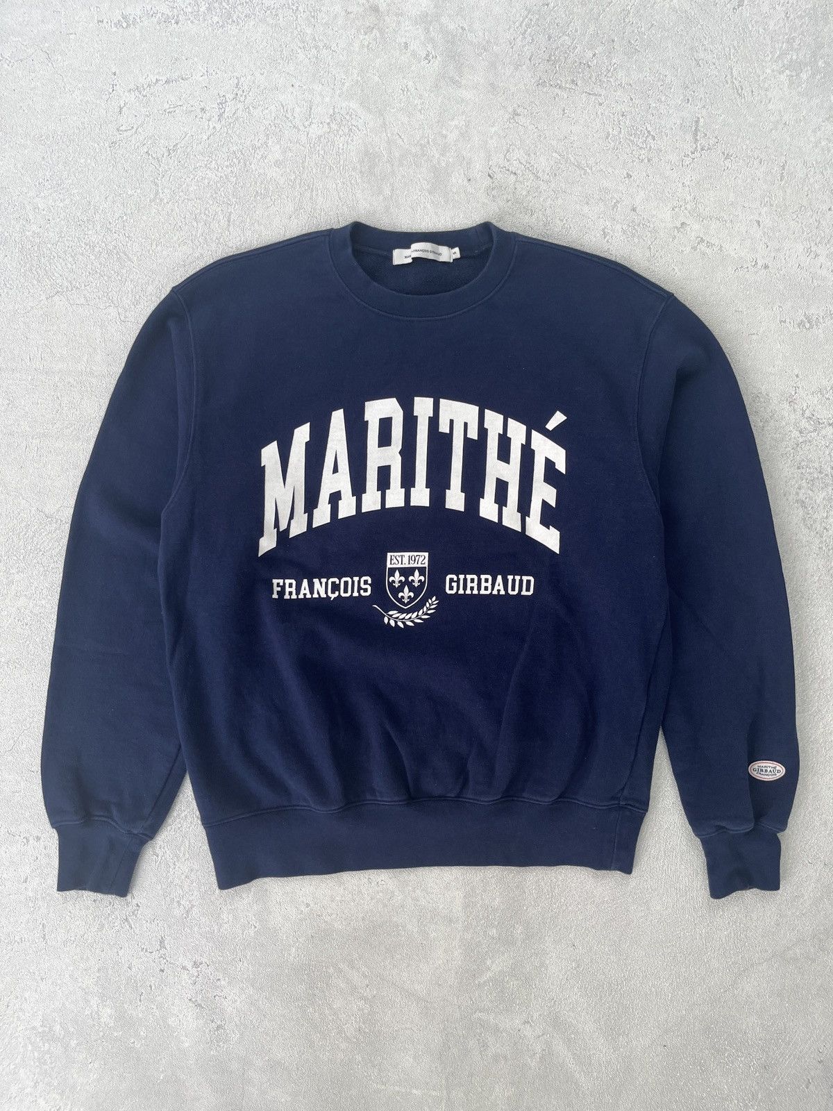 Marithe + Francois Girbaud Marithe Francois Girbaud Navy sweater crewneck Size US S / EU 44-46 / 1 - 1 Thumbnail