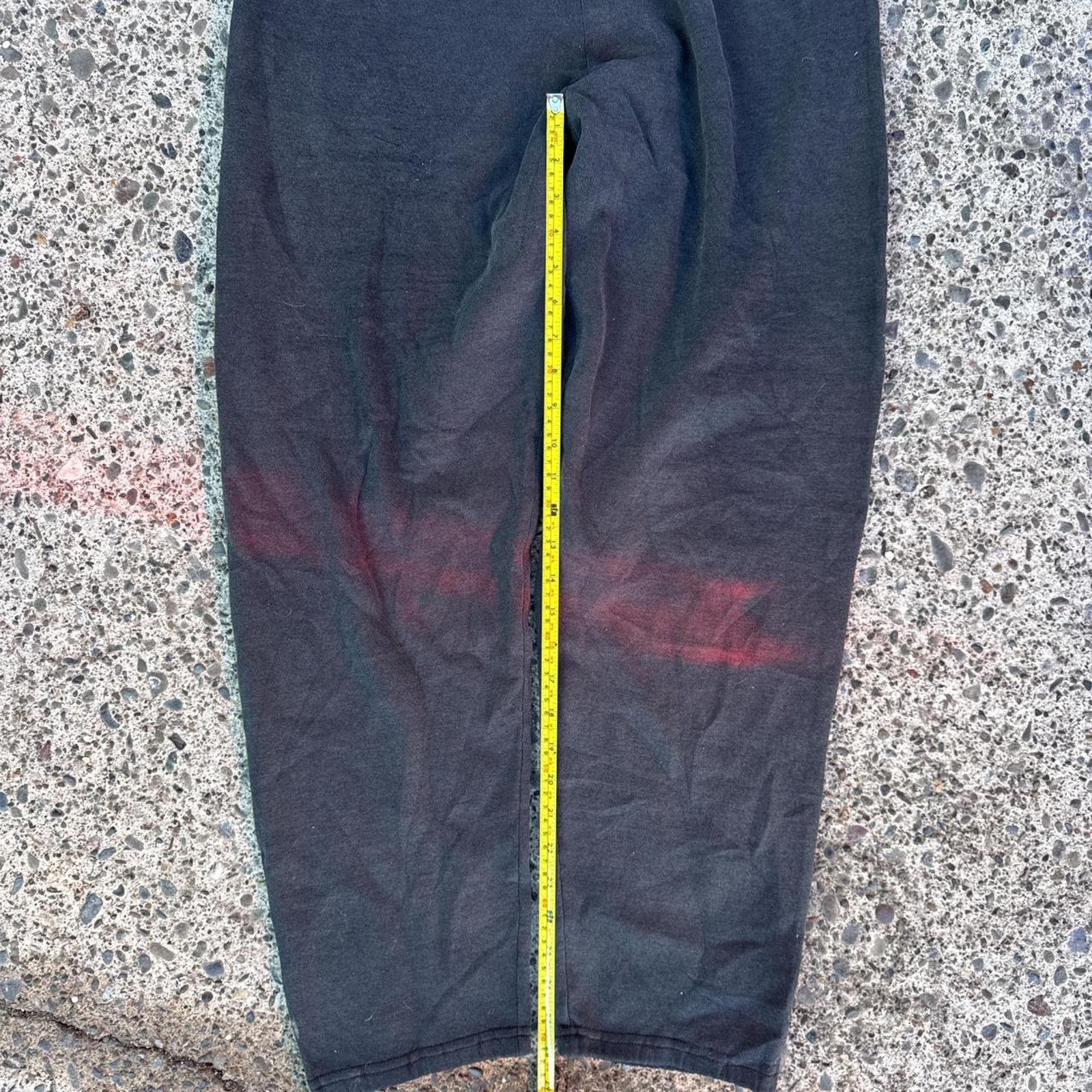Lee Vintage 90s Lee Black Baggy Sweatpants – Size Large Size US 32 / EU 48 - 7 Thumbnail