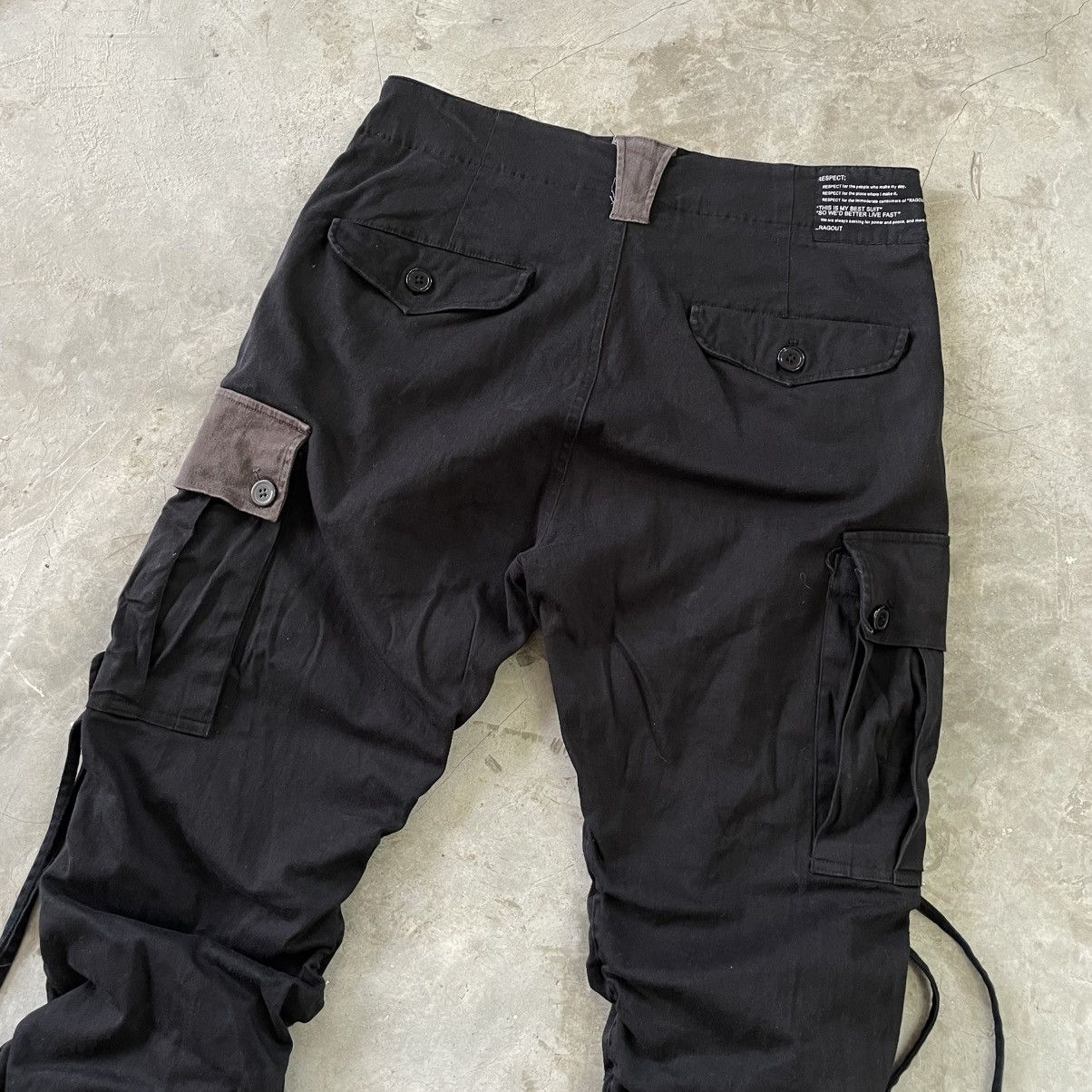 Designer × Japanese Brand × Vintage 🔴 Rare ! ! Ragout Punk Cargo Pant 🔴 Size US 31 - 7 Thumbnail