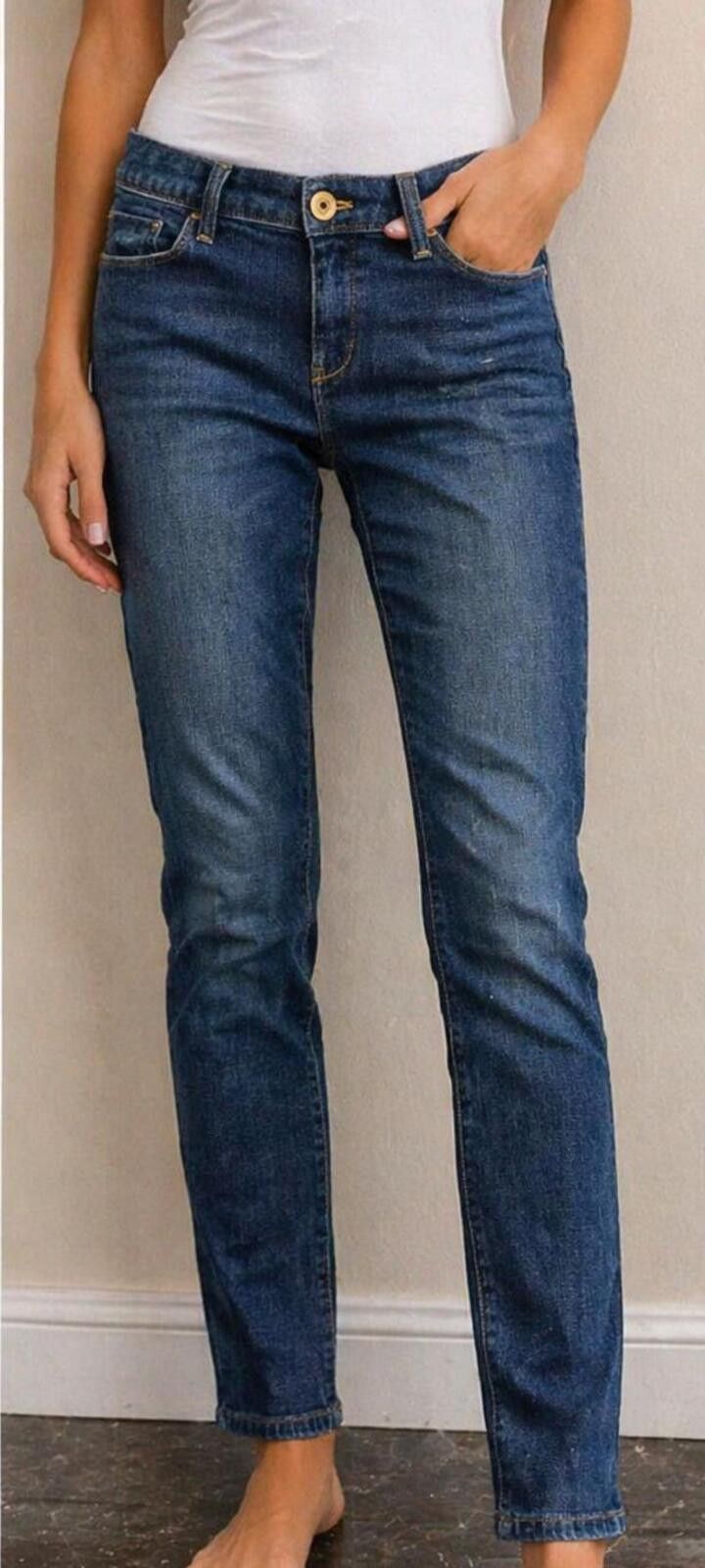 Banana Republic Banana Republic Cropped Straight Ankle Indigo Capri Jeans 28 Size 28" / US 6 / IT 42 - 1 Thumbnail