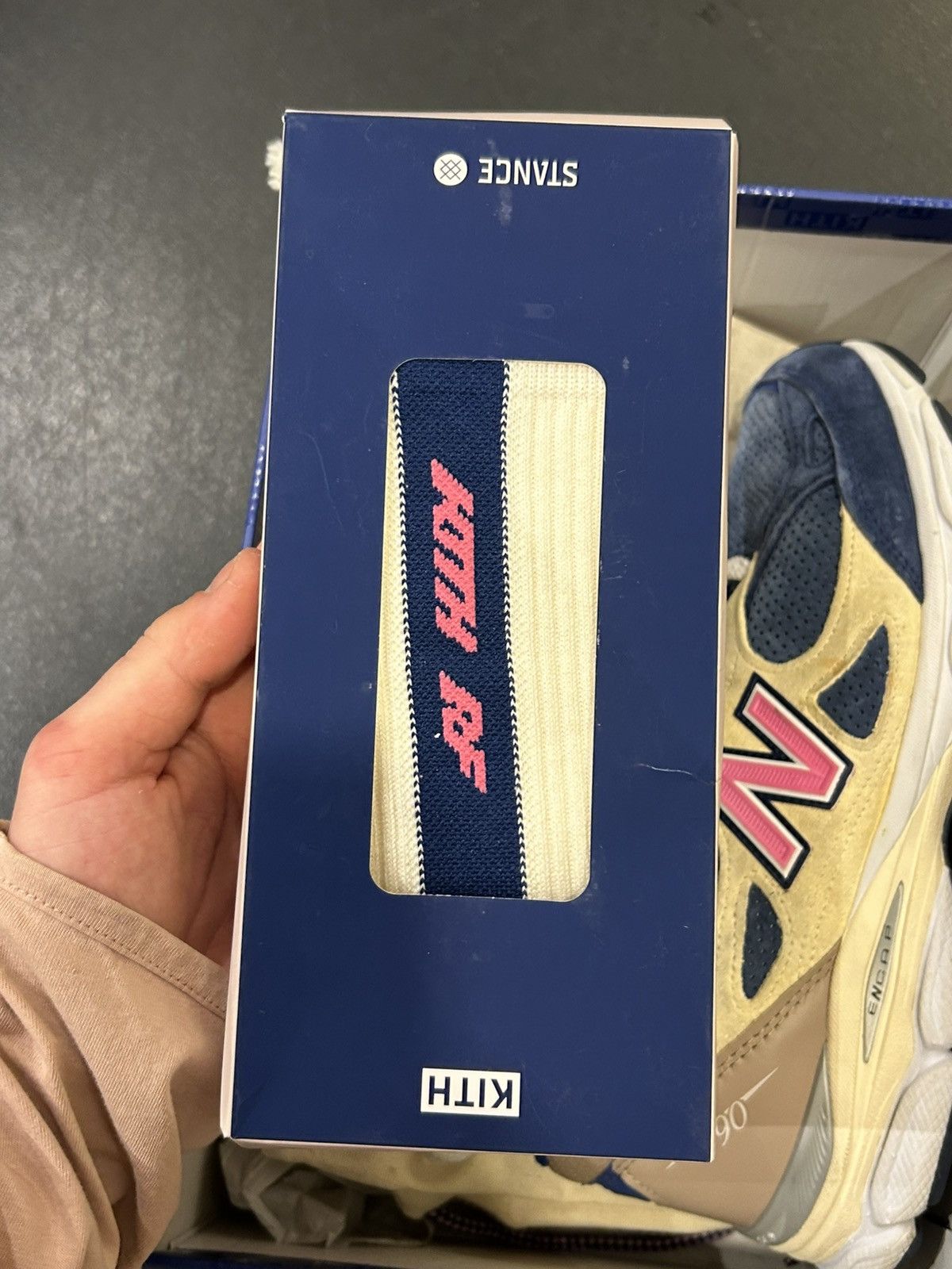 New Balance New Balance 990V3 MiUSA Kith Daytona With Socks Size US 10 / EU 43 - 7 Thumbnail