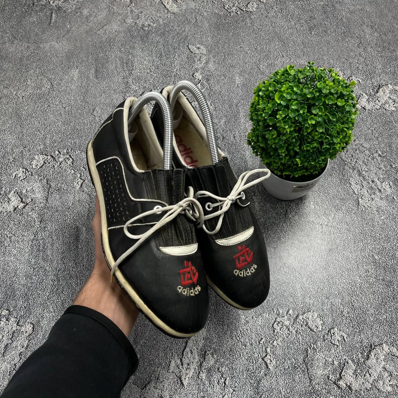 adidas gazelle silver green womens adidas Jabbar Lo x Bruce Lee Shoes - Men's - Beige / Core Black / White main image 1