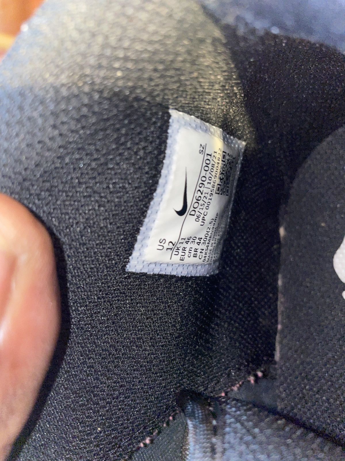 Nike × Virgil Abloh Black Virgil Abloh Nike AF1 Size US 12 / EU 45 - 8 Thumbnail