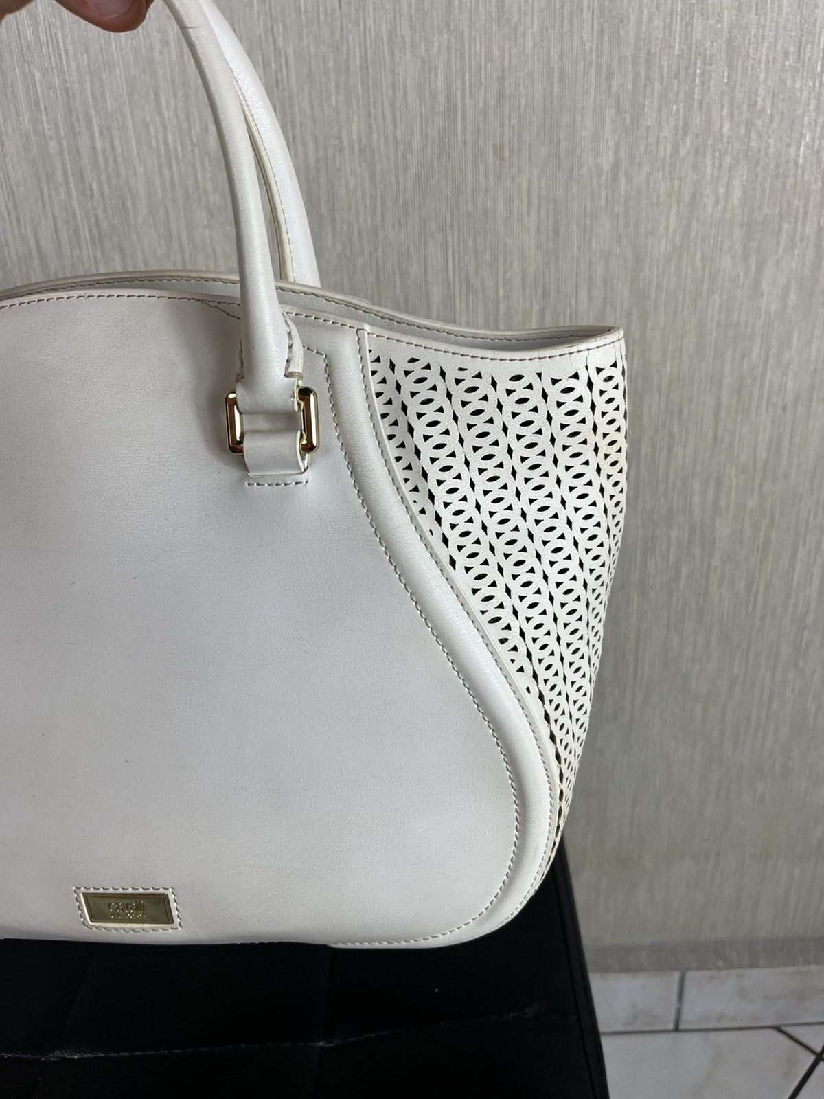 Cavalli Class × Roberto Cavalli Roberto Cavalli Class jaguar y2k leather mesh crossbody bag Size ONE SIZE - 14 Thumbnail