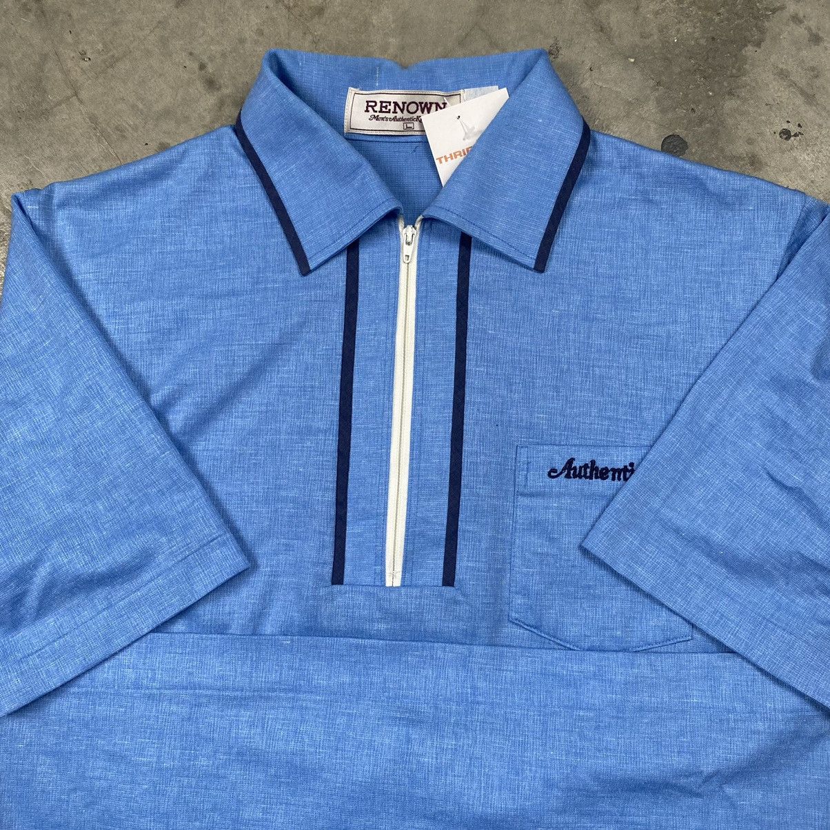 Designer × Japanese Brand × Vintage Rare💥90s Renown Linen Halfzip Polos Tee Size US S / EU 44-46 / 1 - 3 Thumbnail