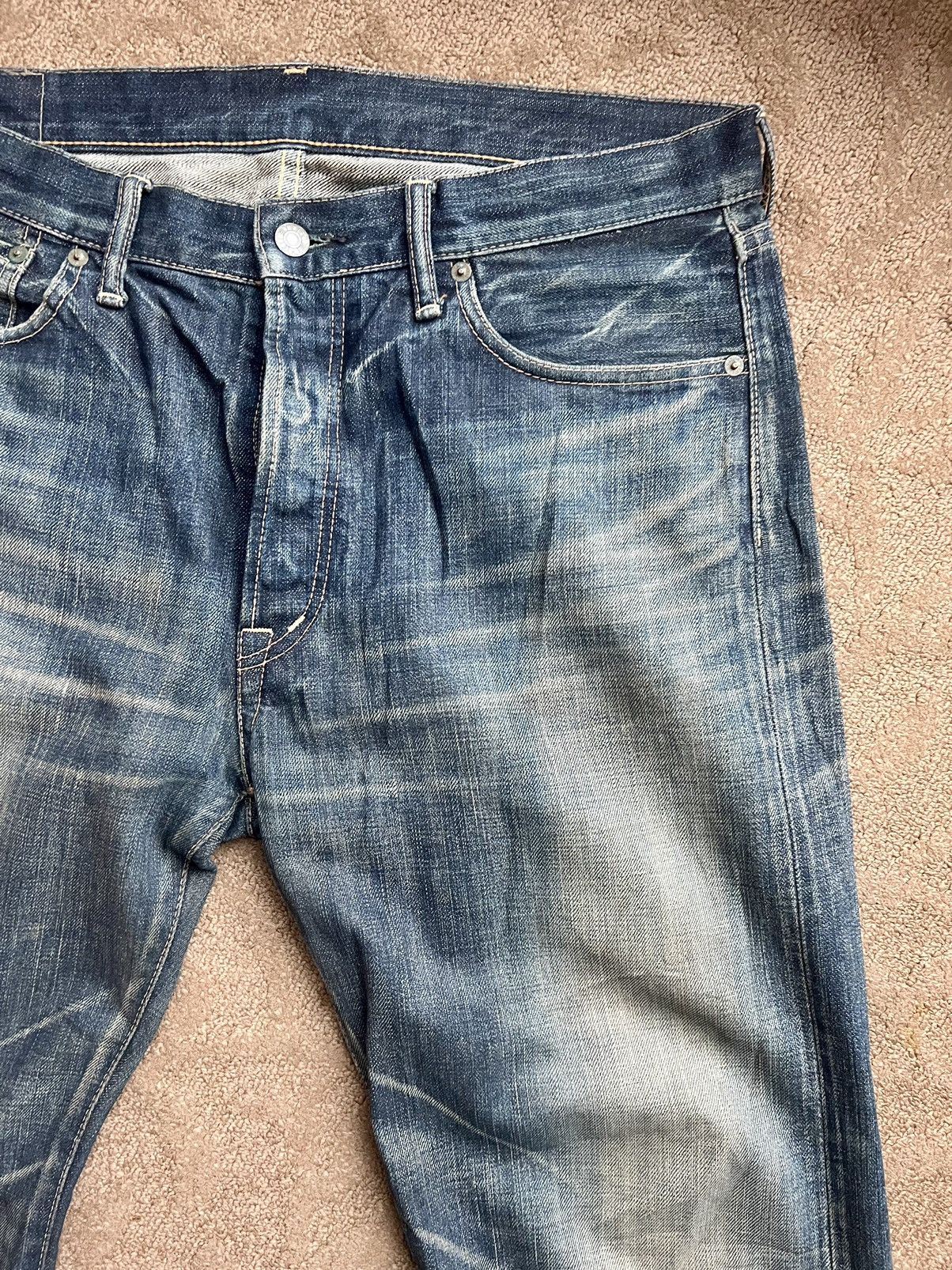 Japanese Brand × OMNIGOD × Vintage Omnigod Selvedge Smoke Flared Jeans Size US 36 / EU 52 - 4 Thumbnail