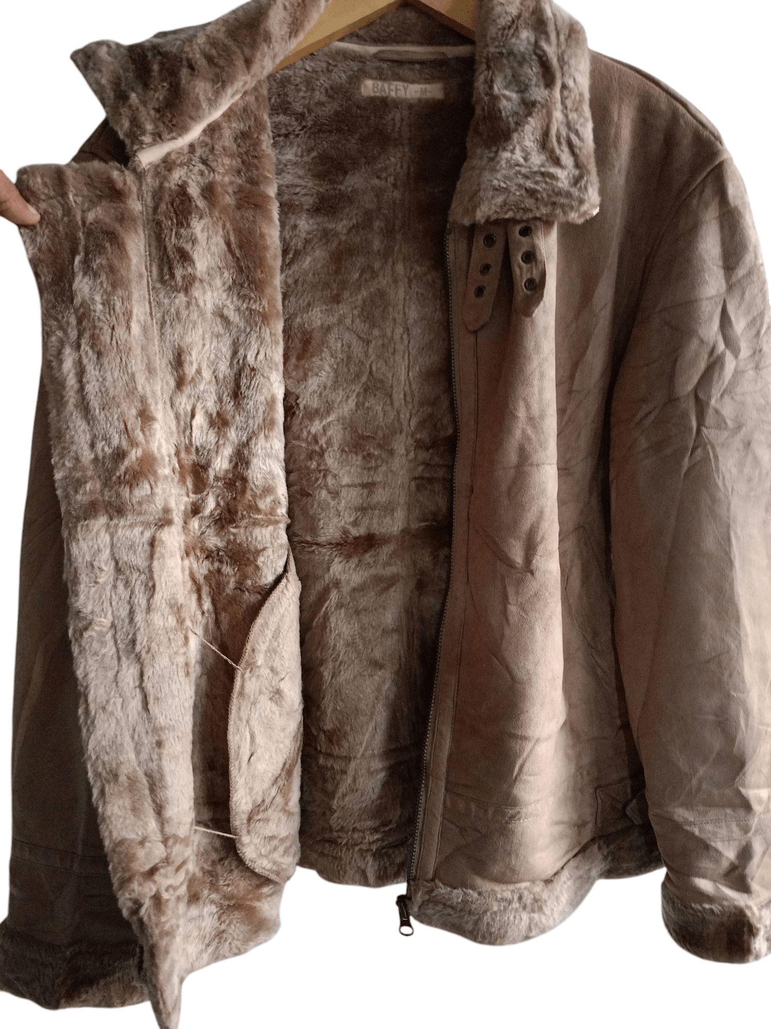 Japanese Brand × Vintage Baffy Suede Fur jacket Size US M / EU 48-50 / 2 - 3 Thumbnail