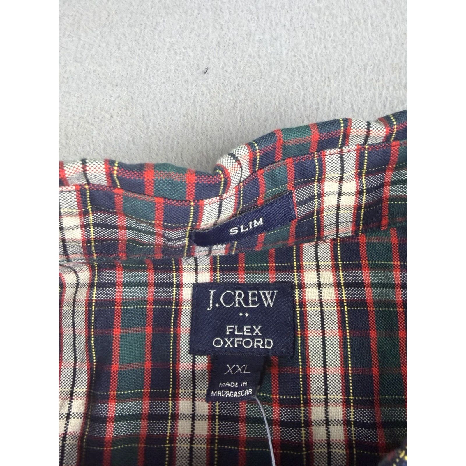 J.Crew J. Crew Shirt Men’s 2XL Plaid Flex Oxford Button-Down Long Sleeve Casual Multicolor Cotton Button-Up Size US XXL / EU 58 / 5 - 4 Thumbnail