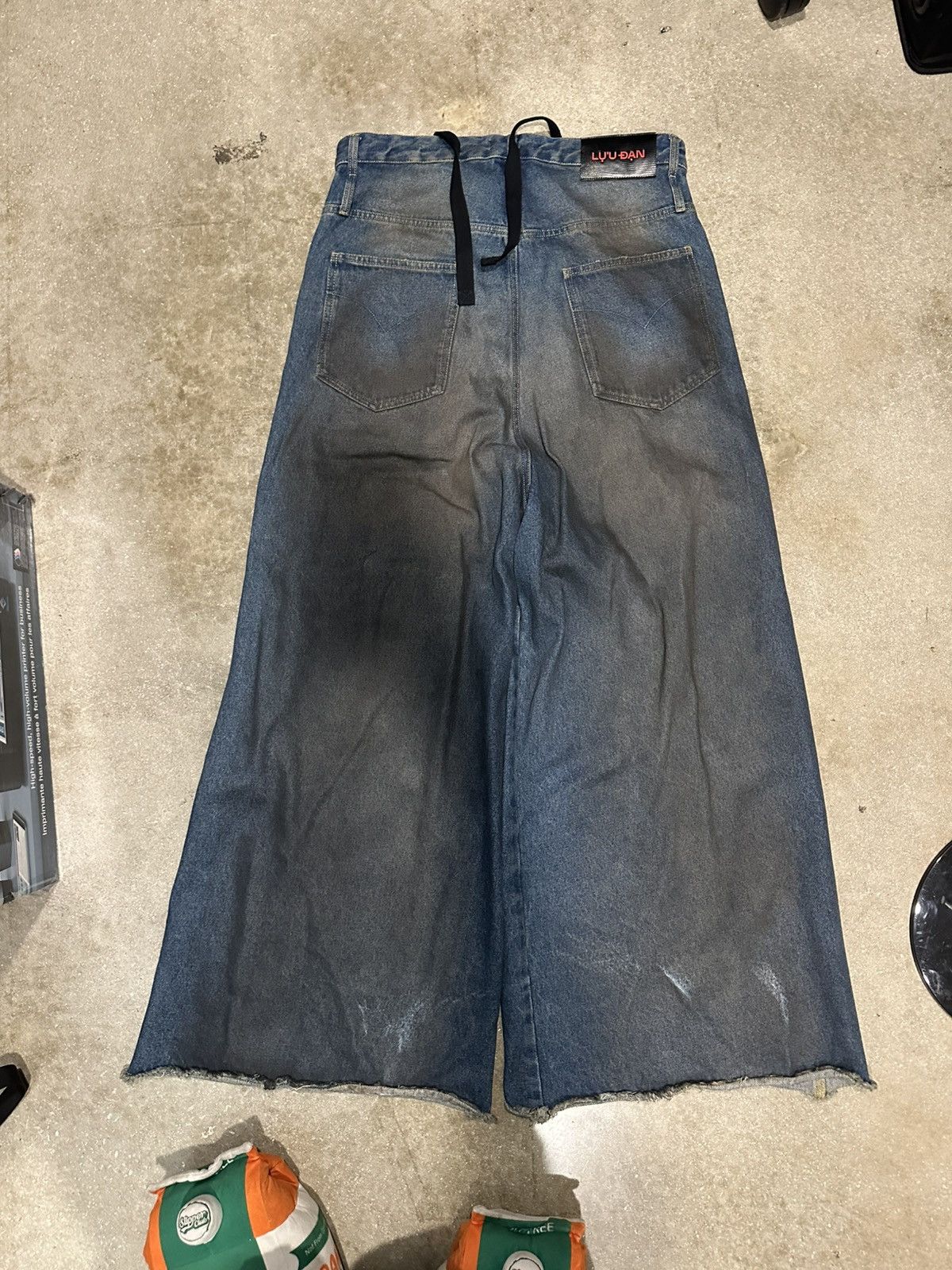 LUU DAN Lu’u Dan Blue Dumpster Denim Jeans Size US 32 / EU 48 - 4 Thumbnail