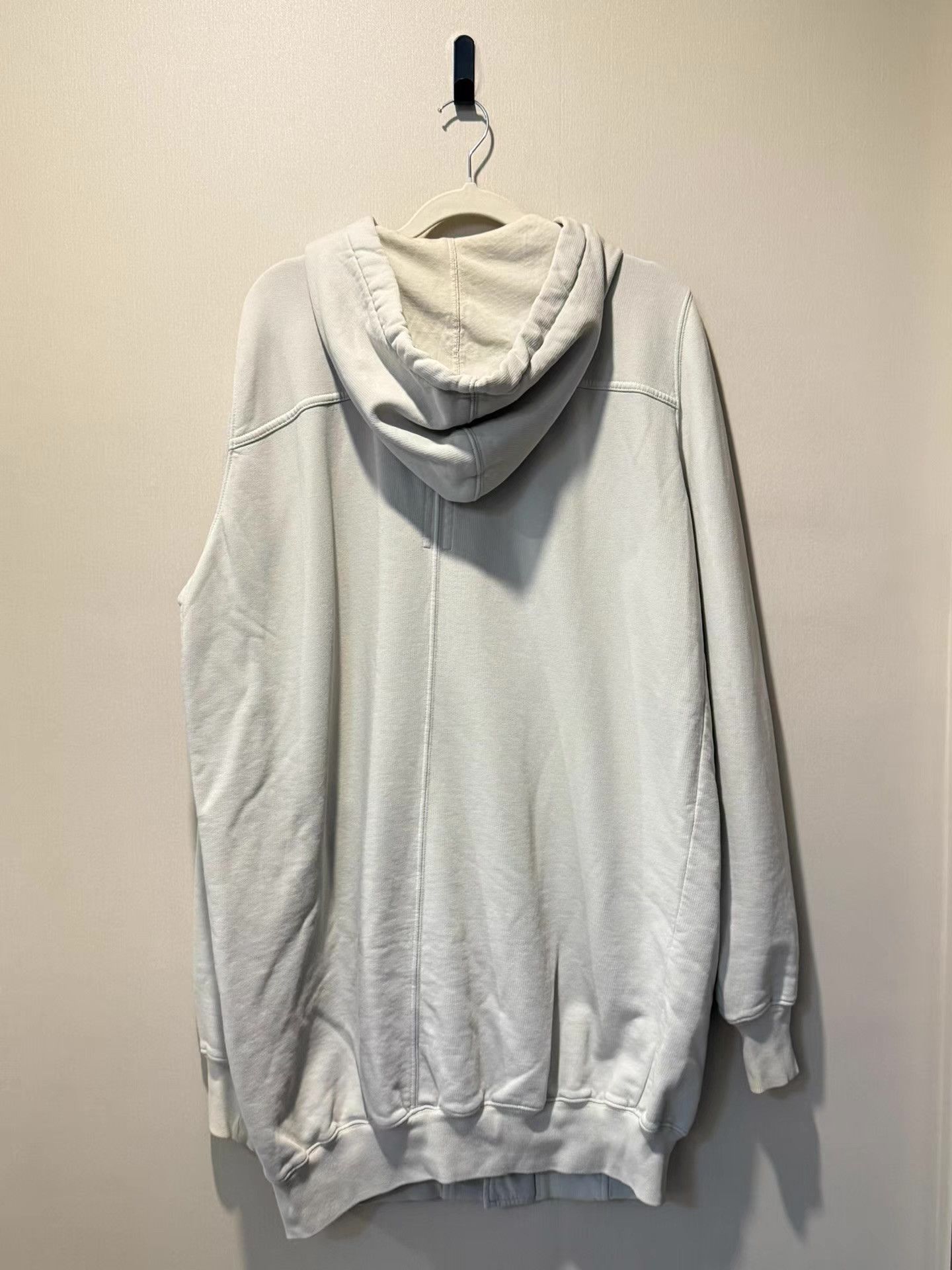 Rick Owens Rick Owens Drkshdw White Drawstring Hooded Ｑ20 Size US M / EU 48-50 / 2 - 4 Thumbnail
