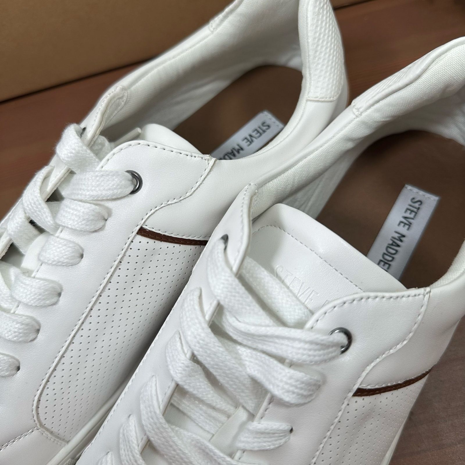 Steve Madden Steve Madden Men’s P-Coopr White Sneakers Size 13 Size US 13 / EU 46 - 5 Thumbnail