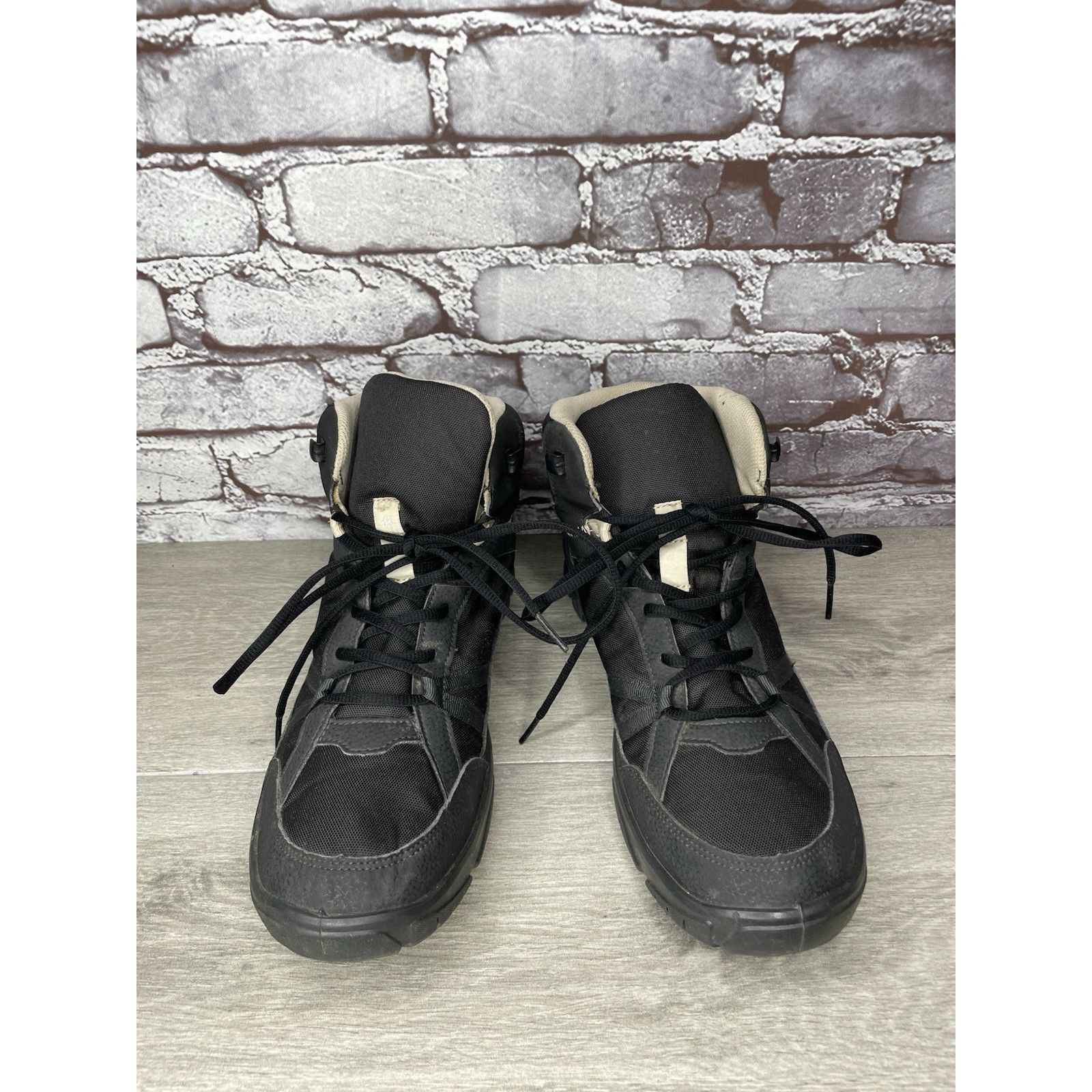 Other Quechua NH100 Black Mesh Lace Up Synthetic Mid Hiking Boots Size US 11.5 / EU 44-45 - 18 Thumbnail
