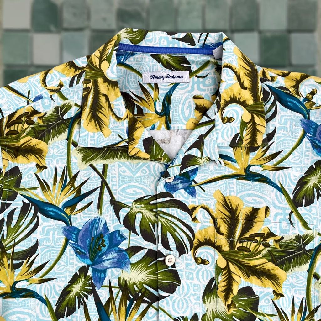 Tommy Bahama Tommy Bahama Tikis In The Tropics Silk Camp Shirt In Corsica Men M Multicolor Floral Short Sleeve Camp Loop Button-Up NWOT Size US M / EU 48-50 / 2 - 1 Thumbnail