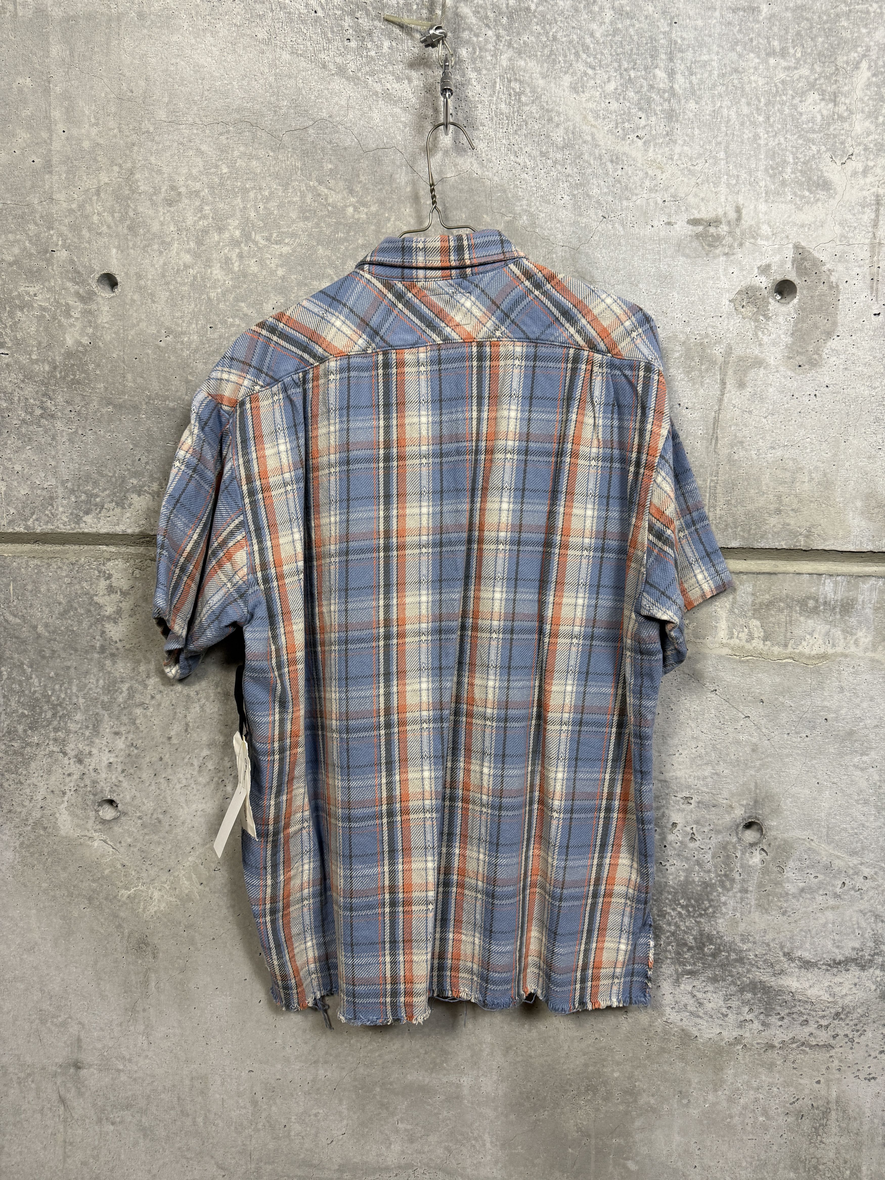 Greg Lauren $750 Greg Lauren Plaid SS Studio Faded Shirt Size US L / EU 52-54 / 3 - 5 Thumbnail