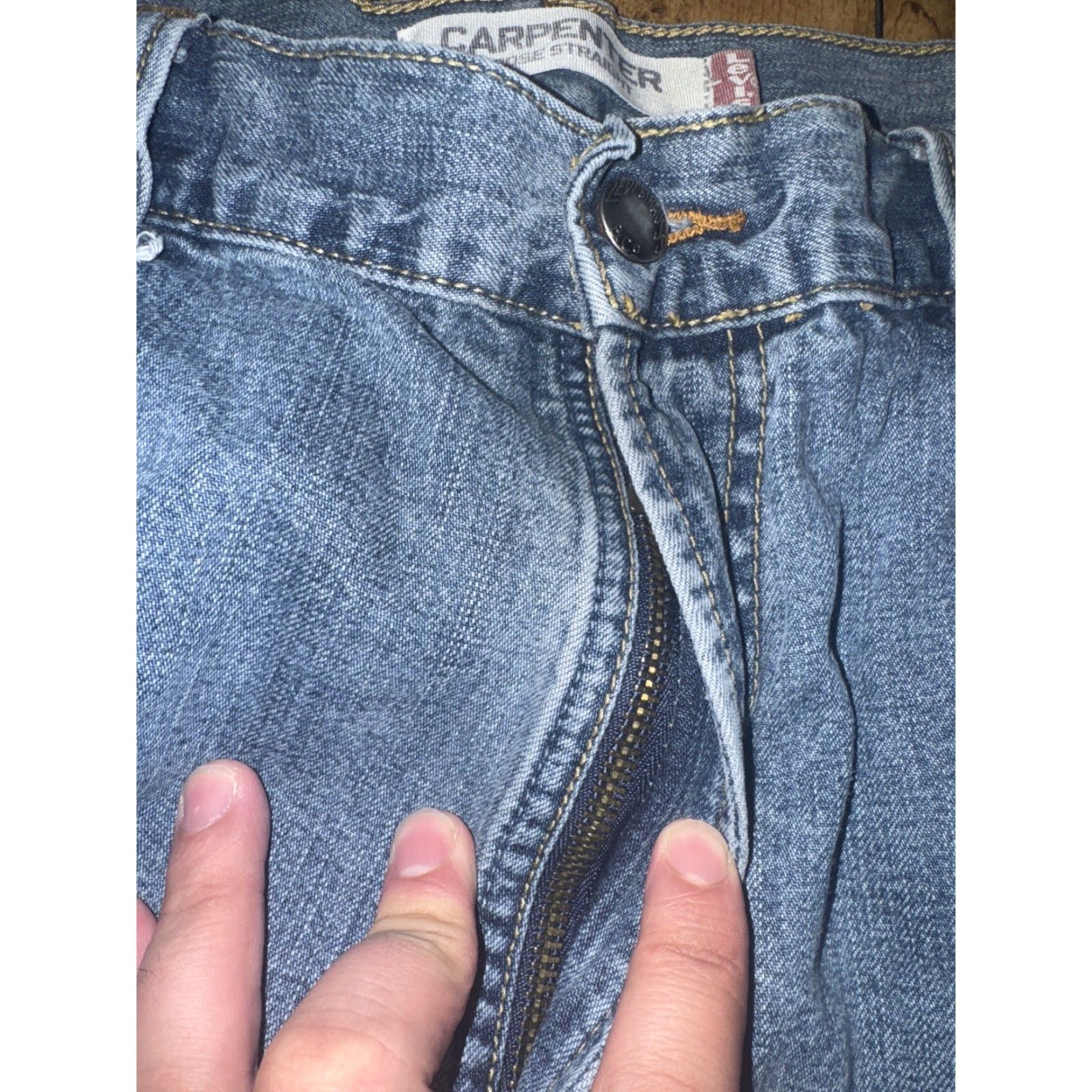 Levi's VINTAGE Levi’s Carpenter Jeans 36x30 Loose Fit Baggy Workwear Utility Y2K Jeans Mens Blue 90s Skate Streetwear Grunge Hip Hop Workwear Size US 36 / EU 52 - 3 Thumbnail