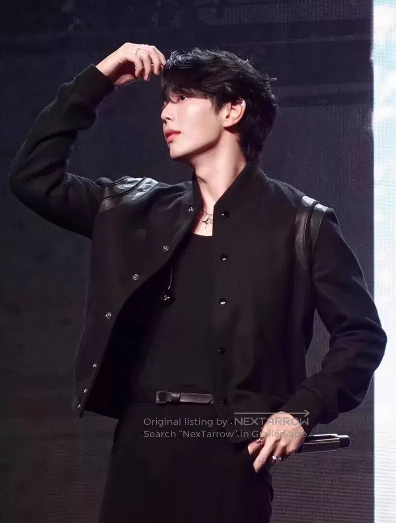 Saint Laurent Paris Saint Laurent Paris Black Samurai Wool and Leather Patchwo Size US M / EU 48-50 / 2 - 8 Thumbnail