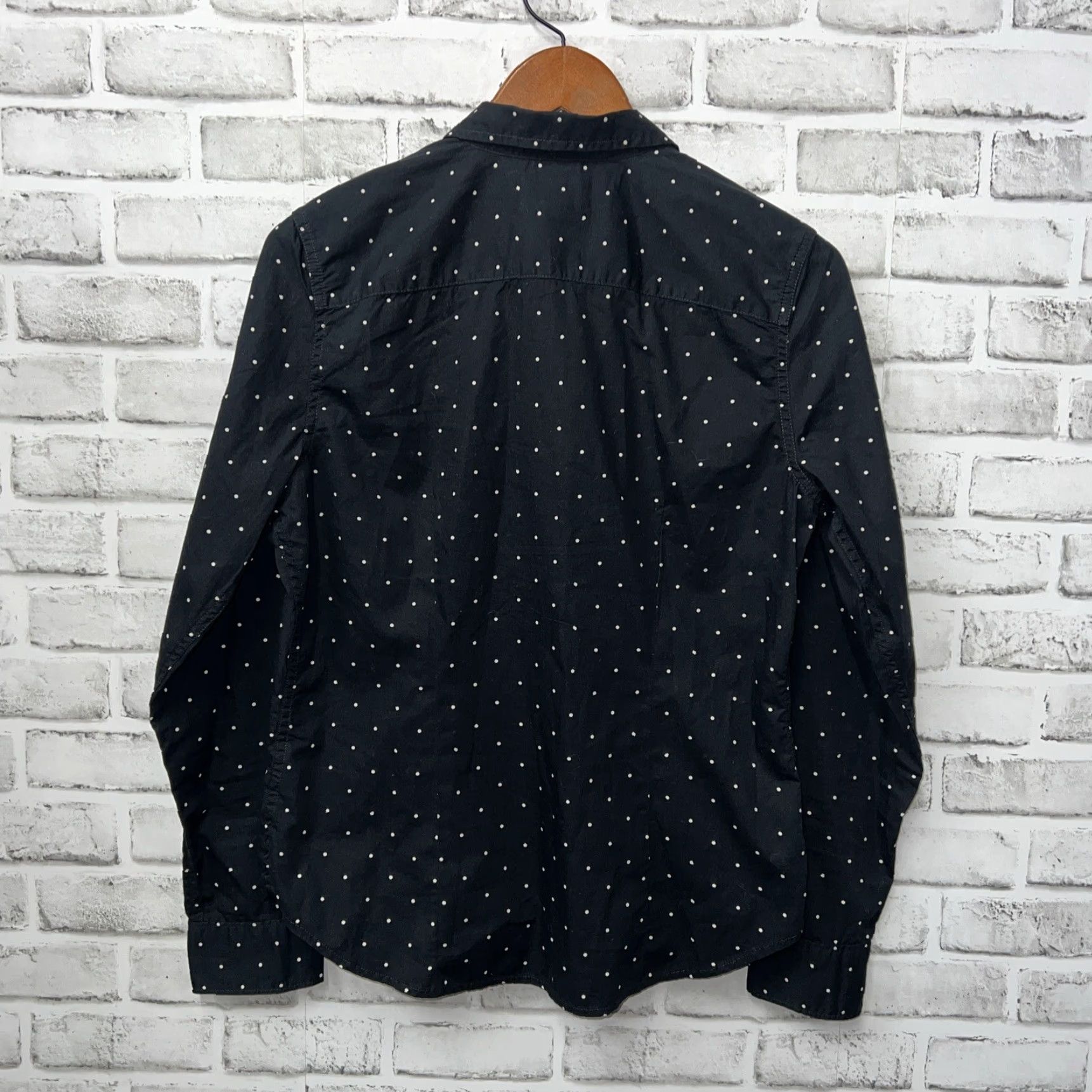 Ralph Lauren DENIM & SUPPLY Black Button-Up Shirt Womens Size L Size L / US 10 / IT 46 - 4 Thumbnail