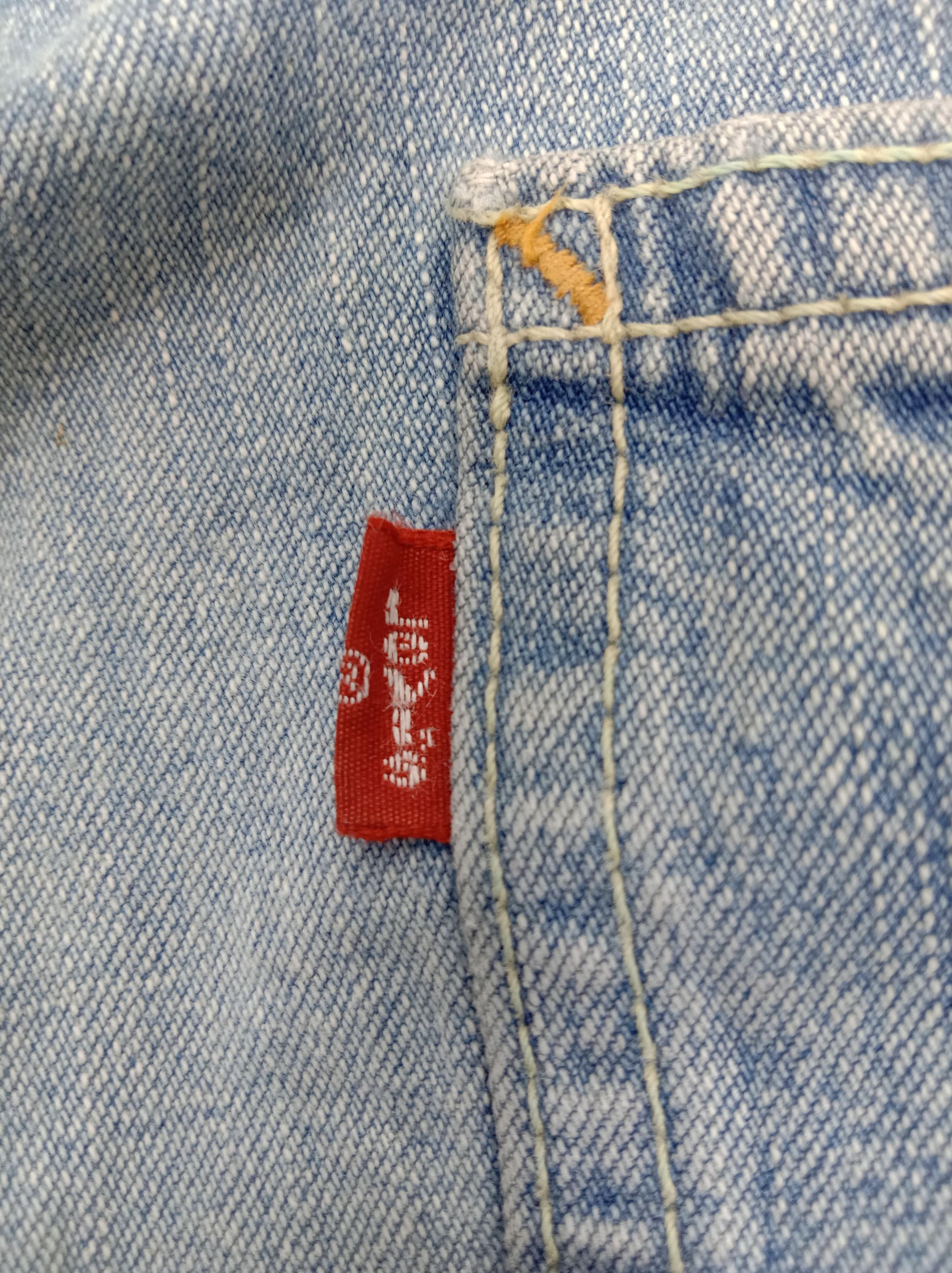 Levi's Vintage Levi's Carpenter Light Wash Loose Straight Jeans Size US 33 - 14 Thumbnail