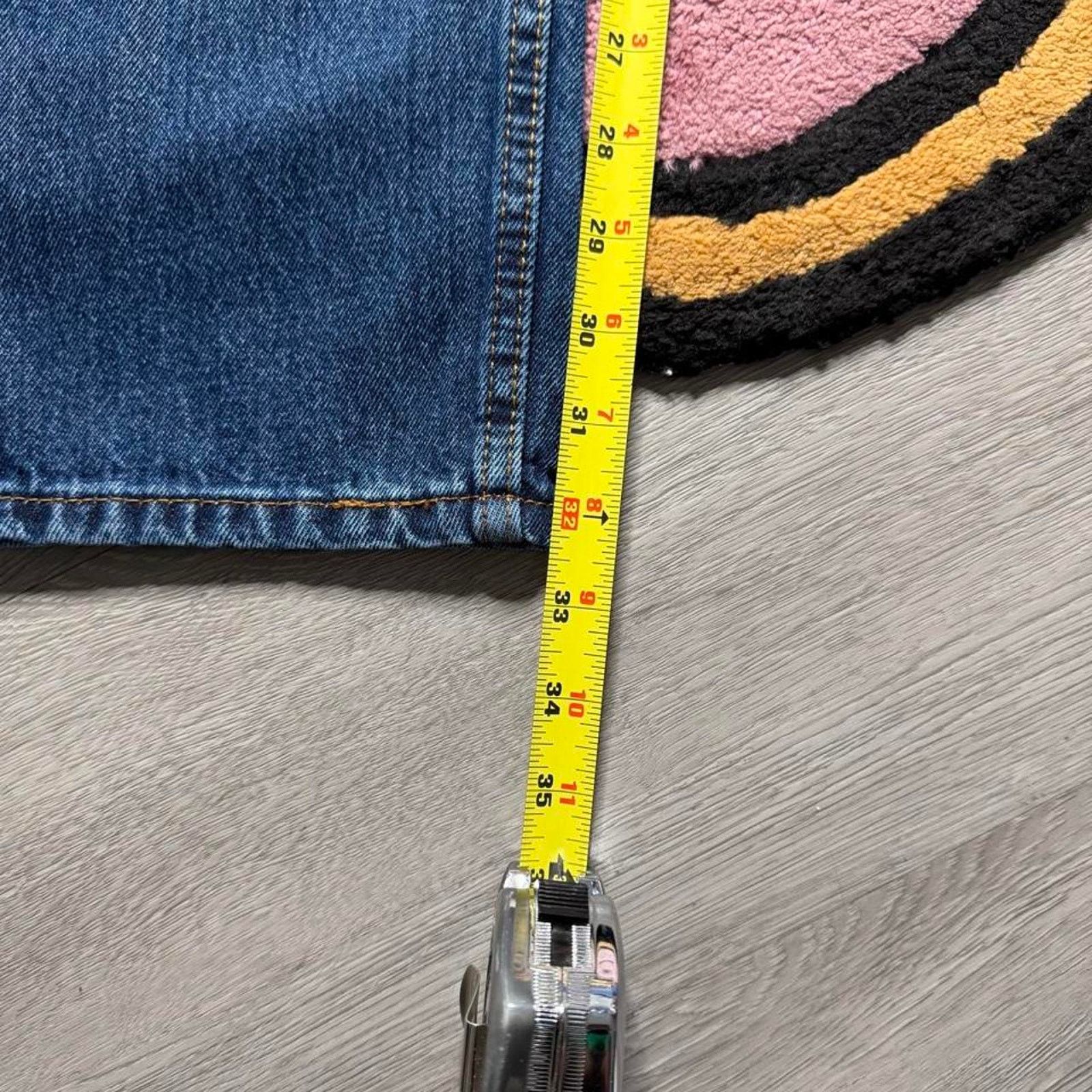 Levi's Levi’s Strauss 505 Regular Fit Straight Leg Denim Jean 33x34 Size US 33 - 5 Thumbnail