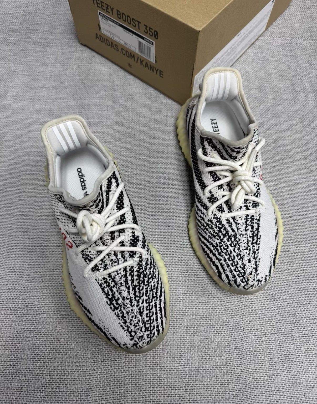 Adidas Adidas Yeezy 350 Zebra K37 Size US 7.5 / EU 40-41 - 5 Thumbnail