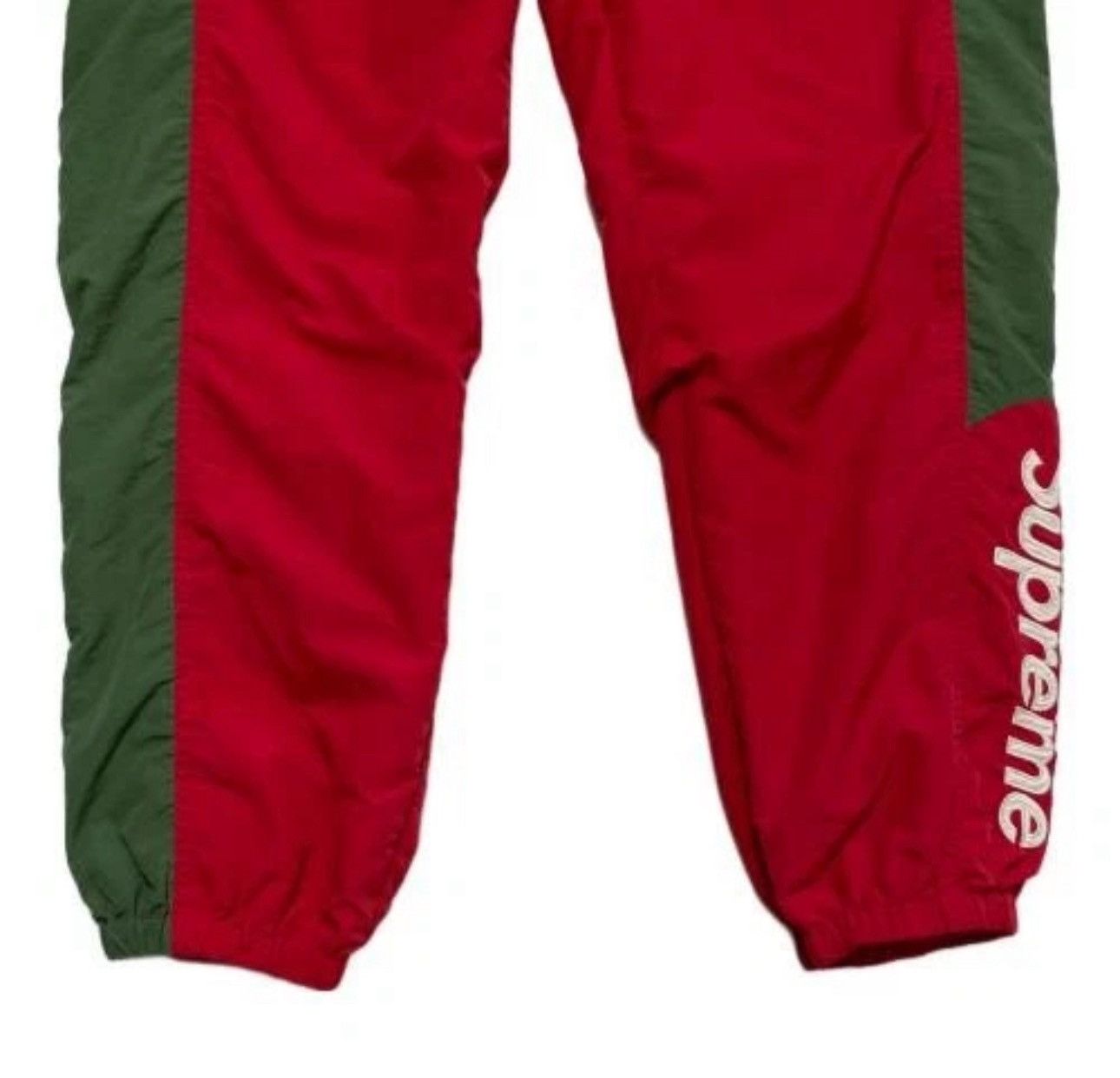 Supreme Supreme Side Logo Track Pants Red Large FW19 Size US 36 / EU 52 - 2 Thumbnail