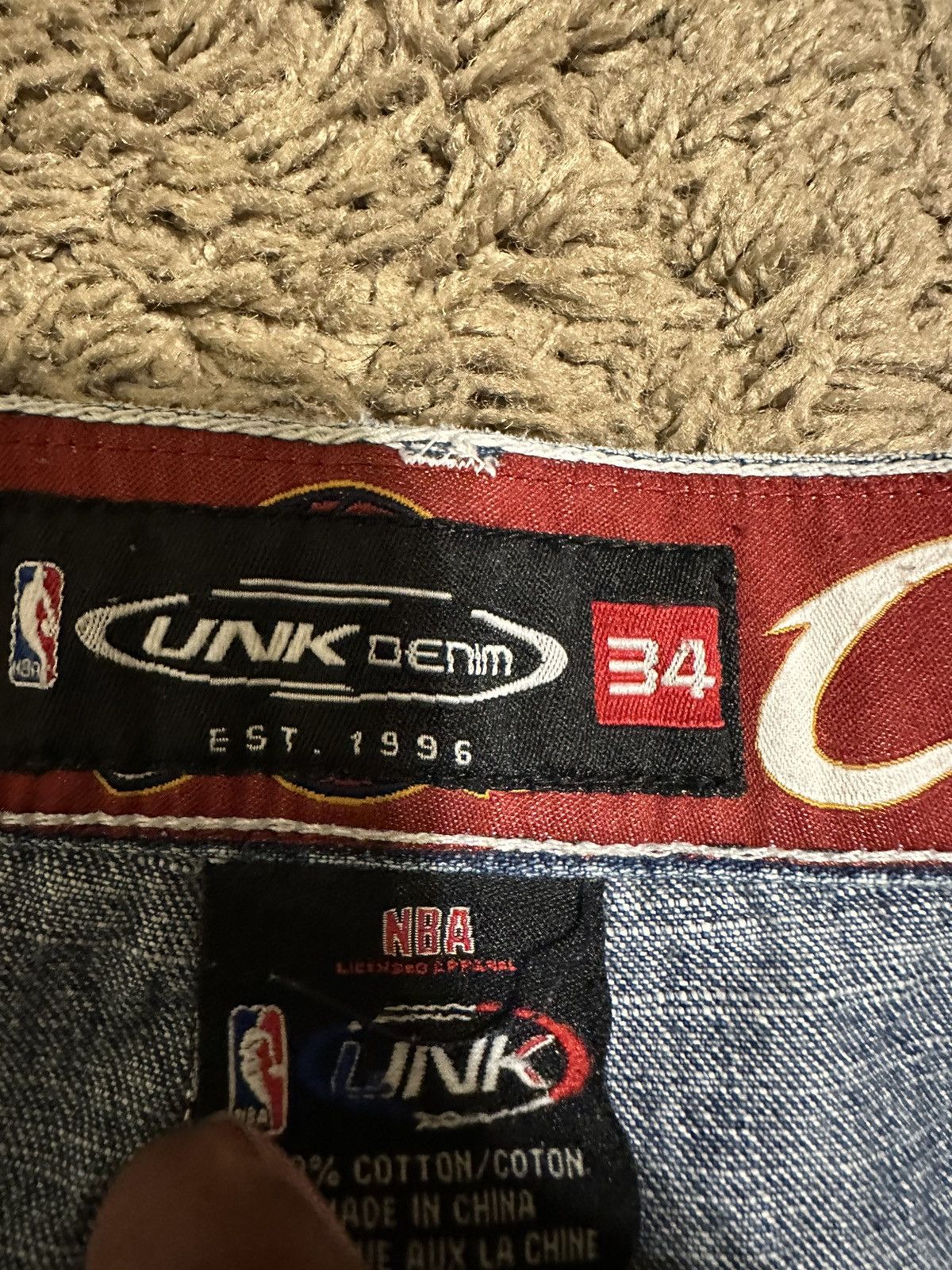 NBA × Vintage Vintage UNK NBA Cleveland Cavaliers pants 00s size 34x32 Size US 34 / EU 50 - 10 Thumbnail