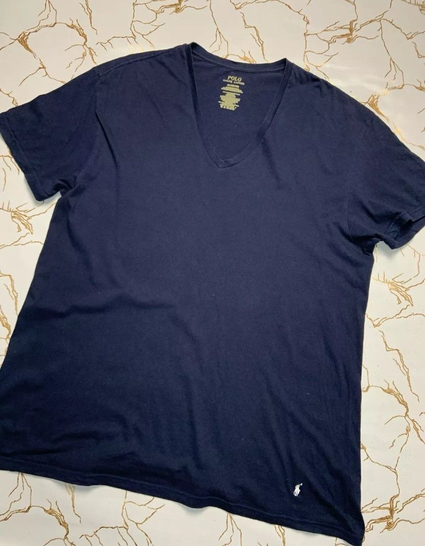 Polo Ralph Lauren × Ralph Lauren Polo Ralph Lauren Men Blue T-Shirt Size 2XL Good Condition Size US XXL / EU 58 / 5 - 3 Thumbnail